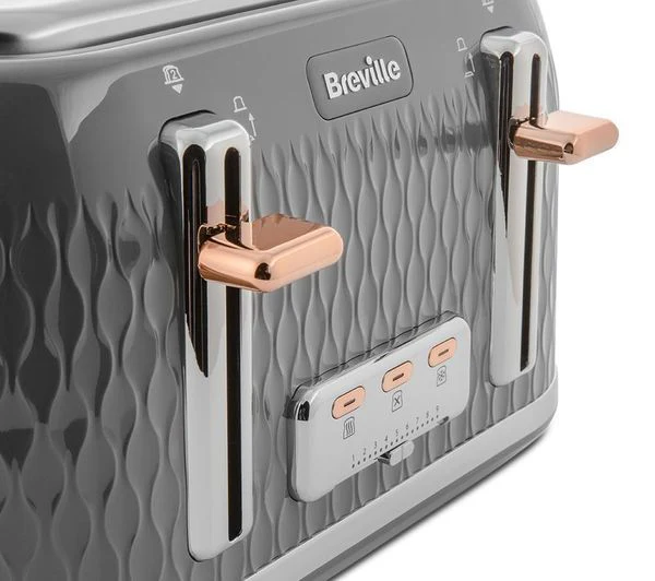 Breville Curve 4 Slice Toaster in Graphite - Image 5