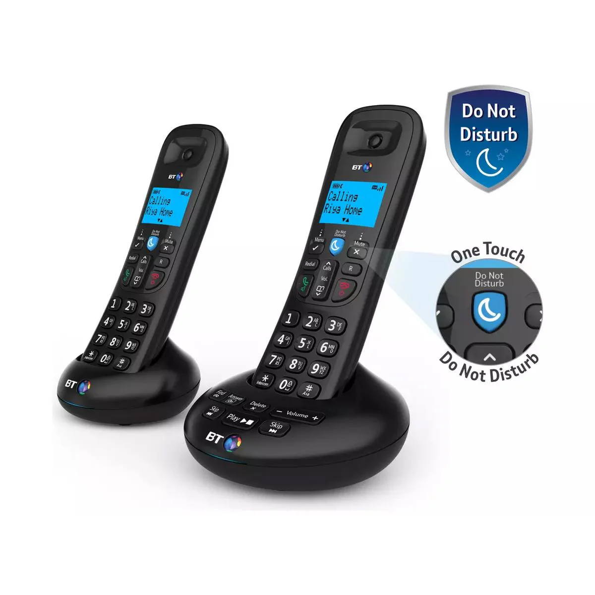 BT 3570 Landline Phone, Twin Handset - Image 2