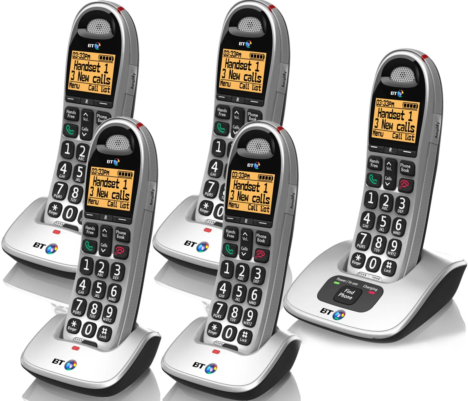 BT 4000 Quint Big Button Cordless Phone