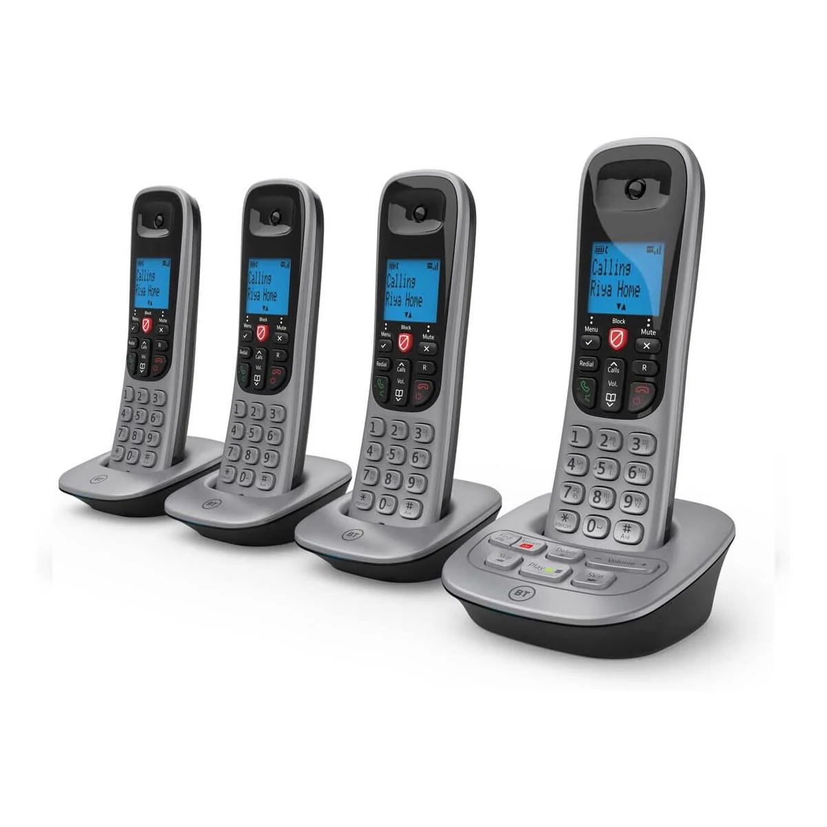 BT 7660 Landline Phone, Quad Handset - Image 2