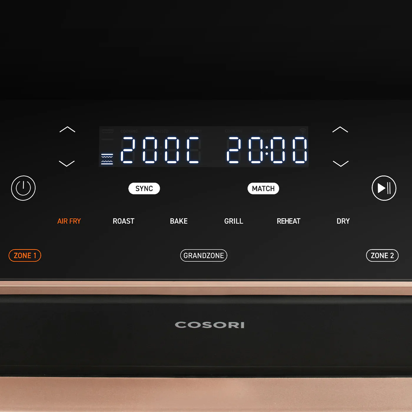 Cosori Dual Blaze Twinfry 10-Litre Air Fryer - Rose Gold - Image 19