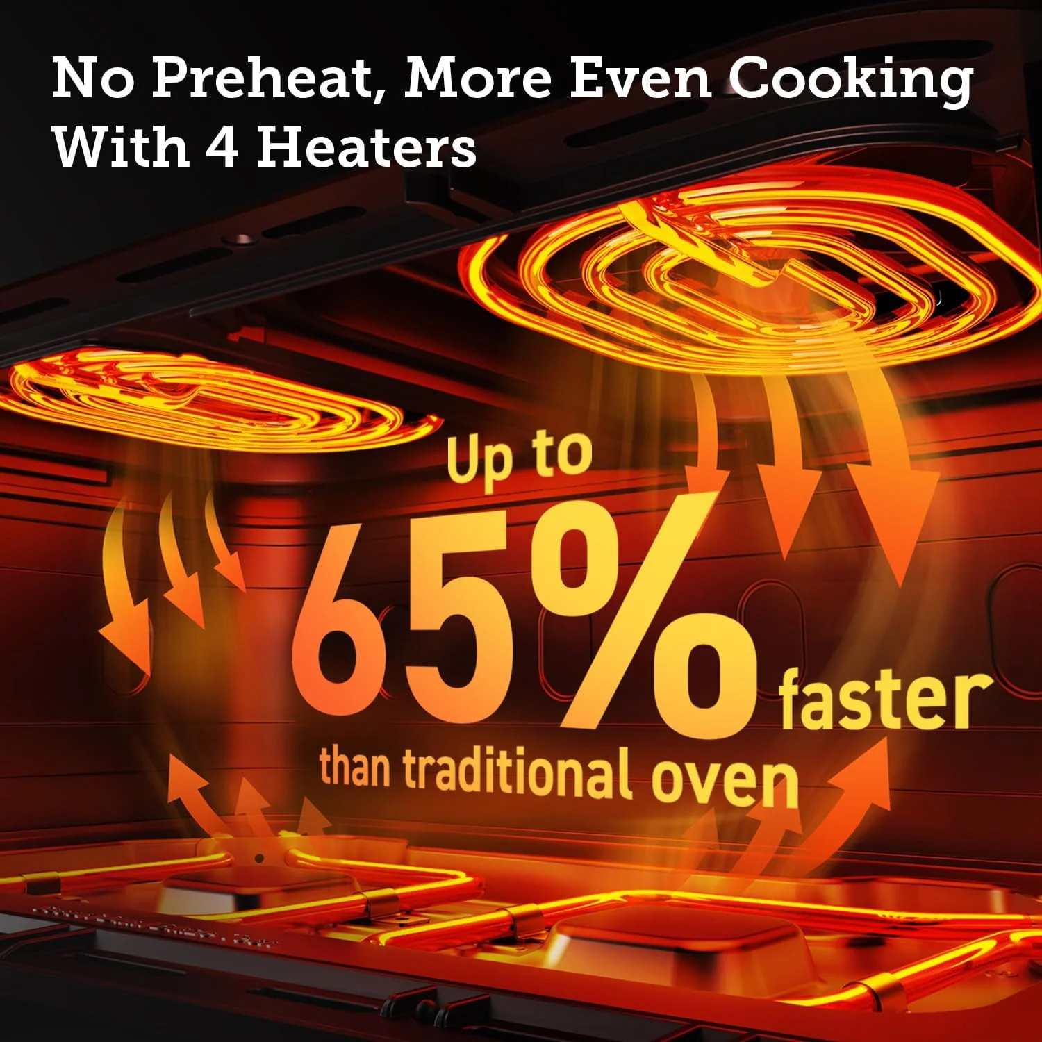 COSORI Smart Air Fryer TwinFry, 10L with Grandzone & Dual Zone, Dual Blaze Tech with 4 Fast Heaters, 8-in-1, Non-Stick and Dishwasher Safe - Image 9