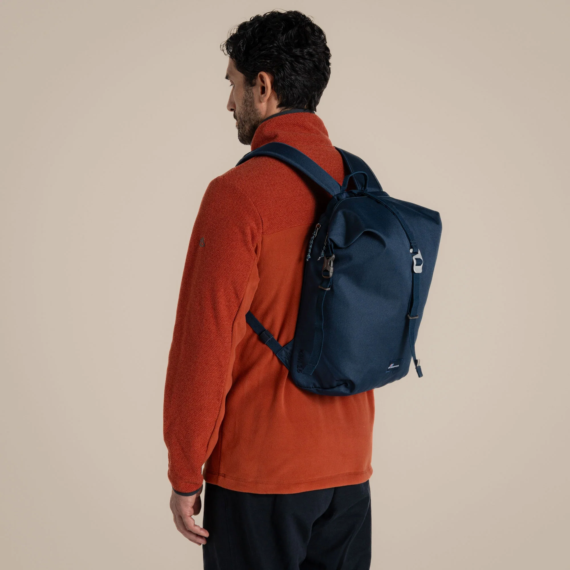 Craghoppers 16L Kiwi Classic Rolltop Backpack II | Blue Stone - Image 2