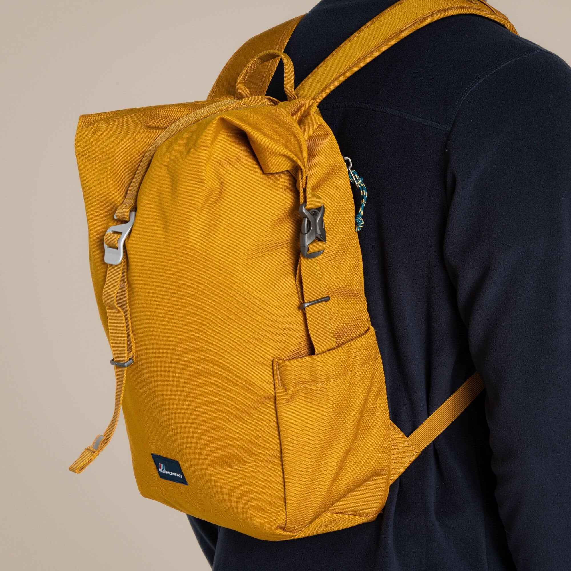 Craghoppers 16L Kiwi Classic Rolltop Backpack II | Dark Butterscotch - Image 4