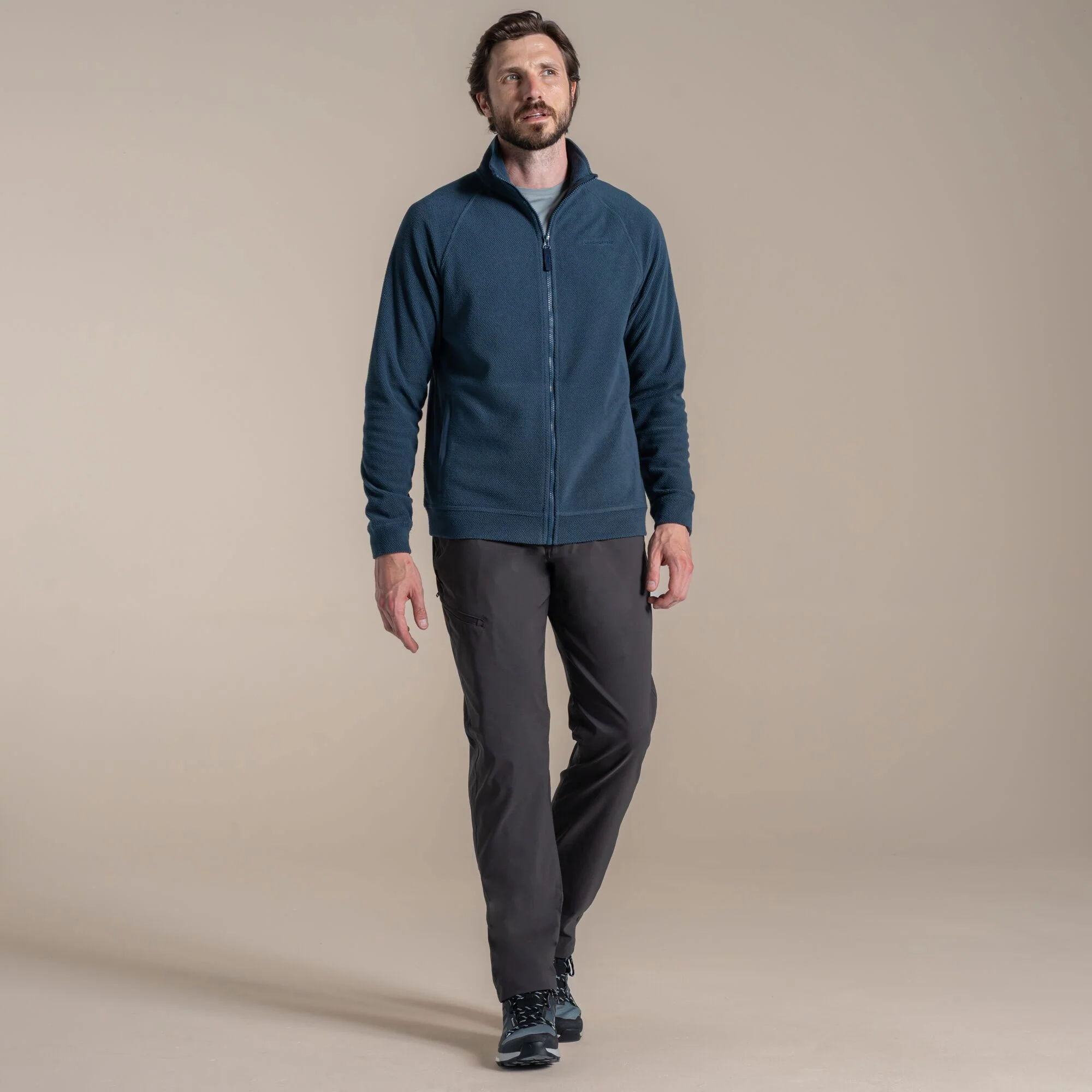 Craghoppers Men's Charlston Full Zip Fleece Jacket | Blue Stone - Image 2