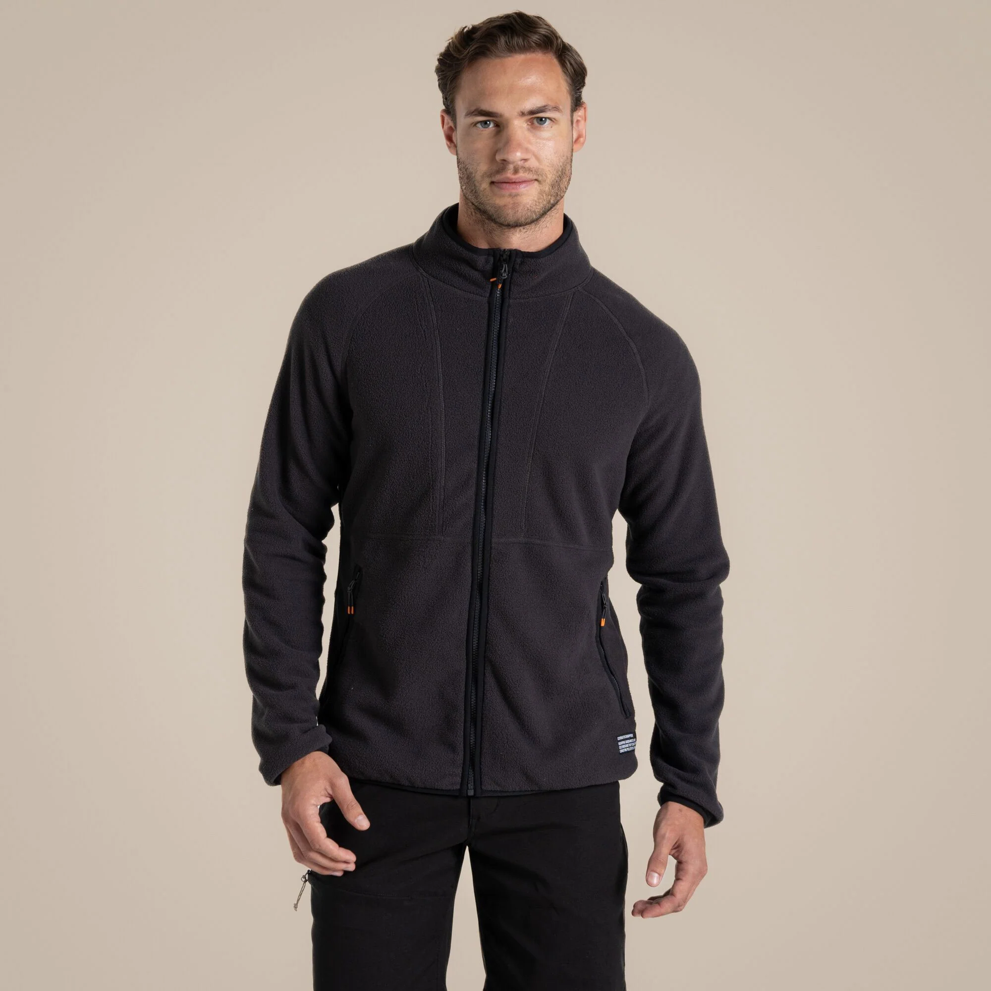 Craghoppers Men's CO2Renu II Full Zip Fleece | Dark Iron