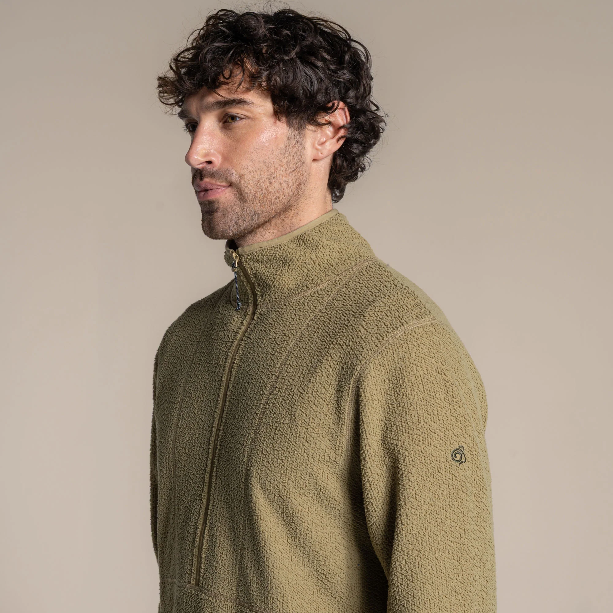 Craghoppers Men's Compresslite Half Zip Fleece | Cardamon - Image 2