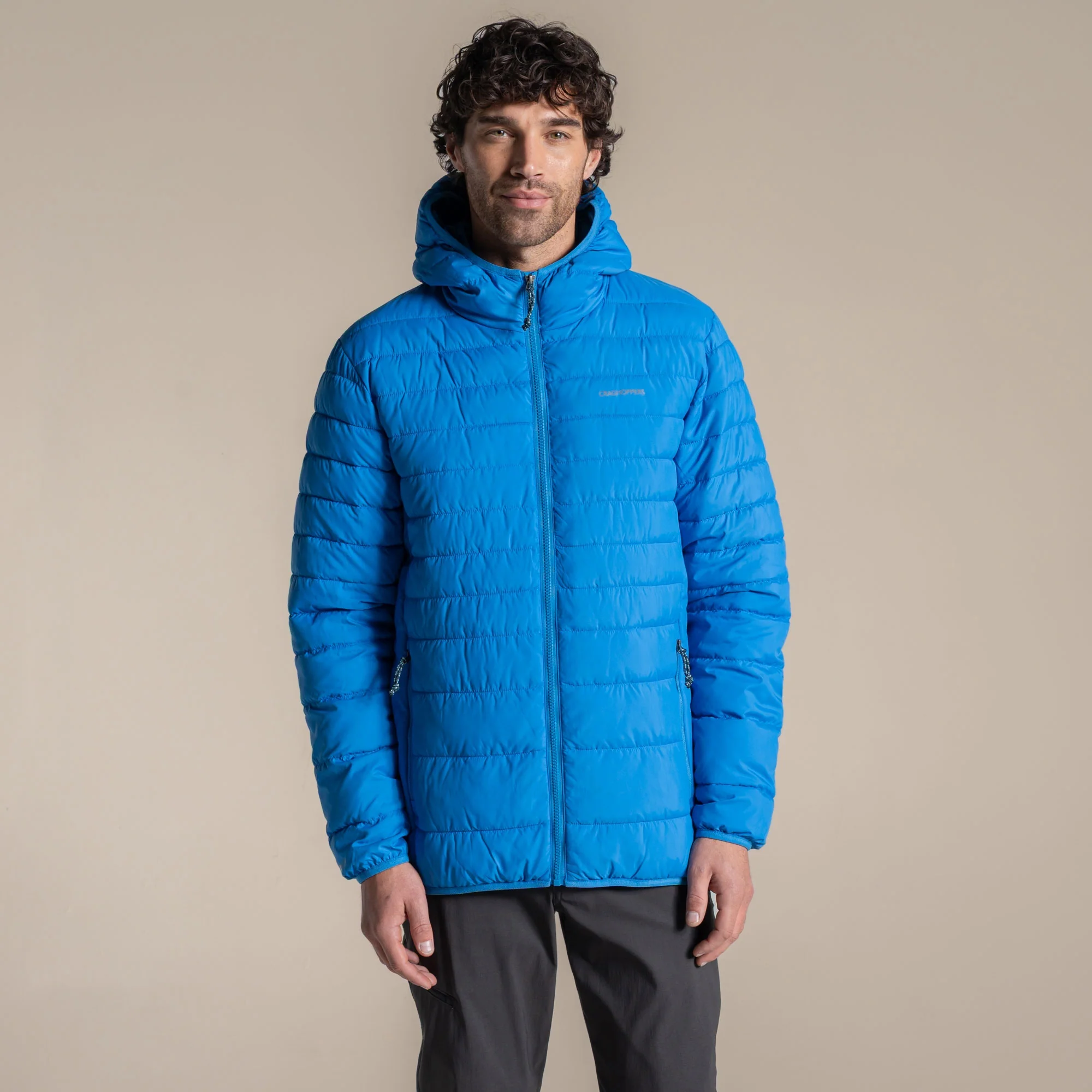 Craghoppers Men's Compresslite IX Hooded Insulating Jacket | Azure Sky