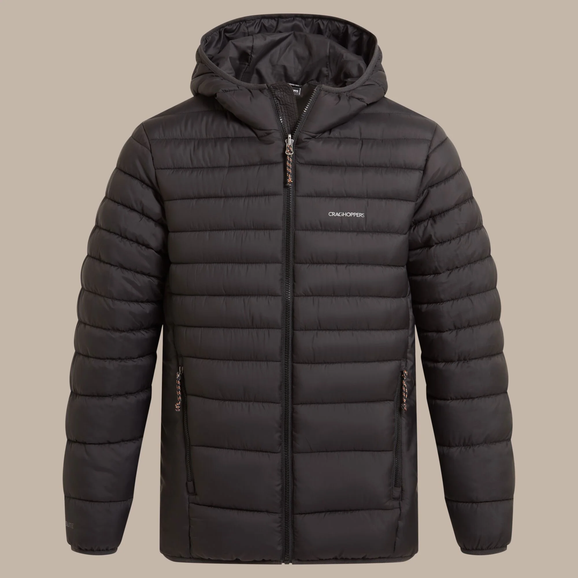 Craghoppers Men's Compresslite IX Hooded Insulating Jacket | Black - Image 7