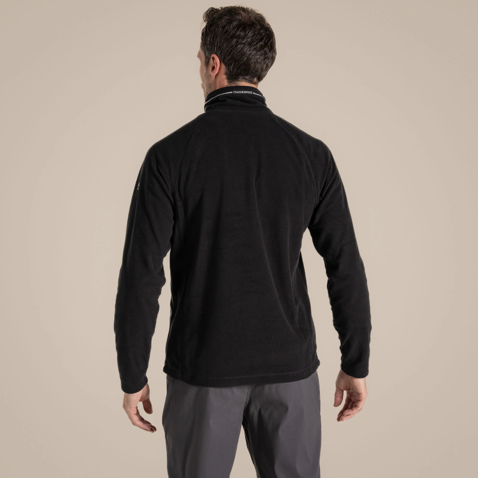Craghoppers Men's Corey VI Half Zip Fleece | Black - Image 2