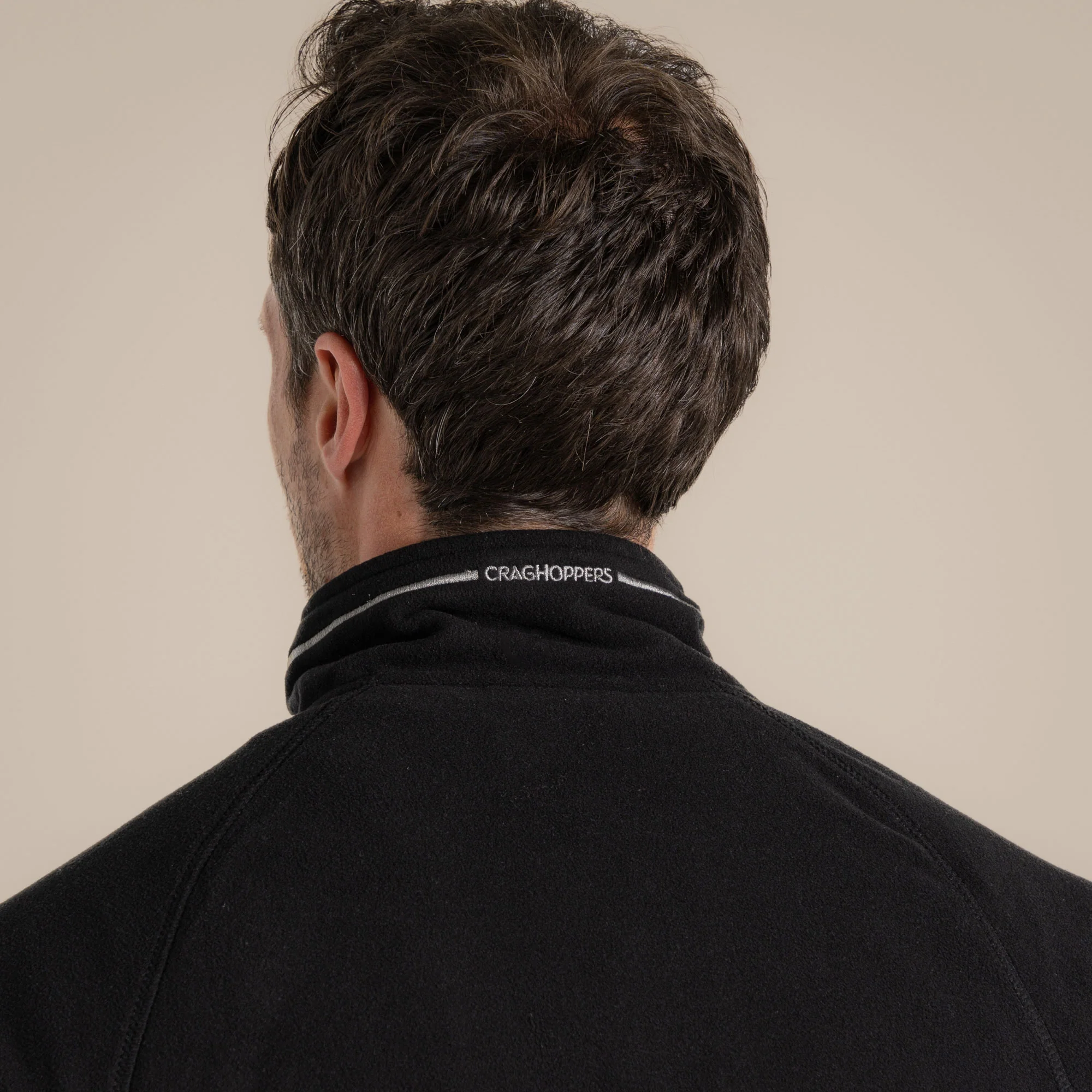 Craghoppers Men's Corey VI Half Zip Fleece | Black - Image 5