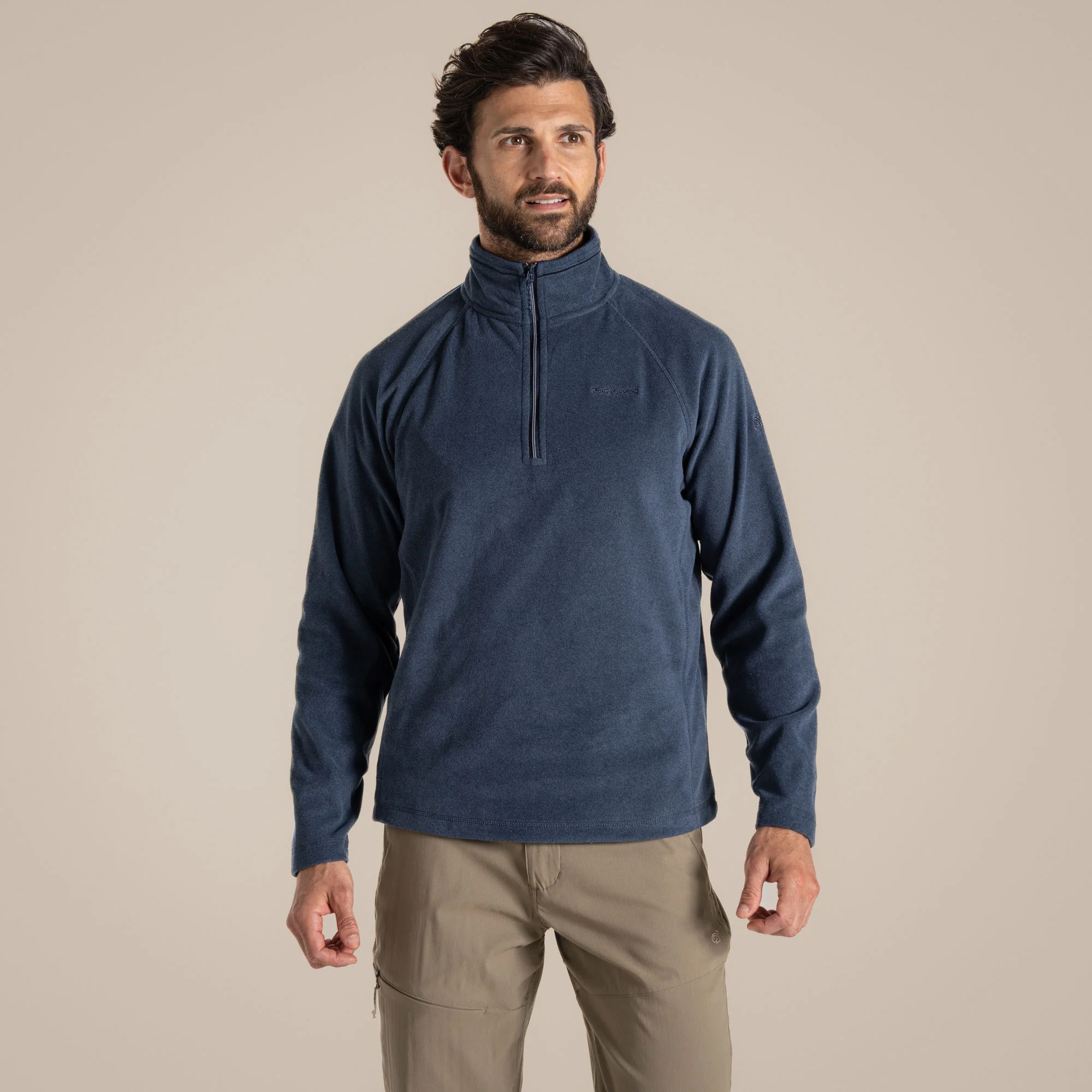 Craghoppers Men's Corey VI Half Zip Fleece | Blue Navy Marl