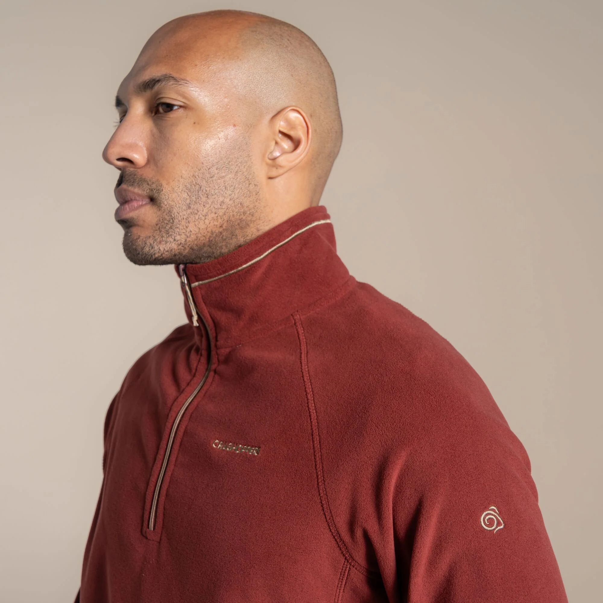 Craghoppers Men's Corey VI Half Zip Fleece | Red Jasper - Image 5