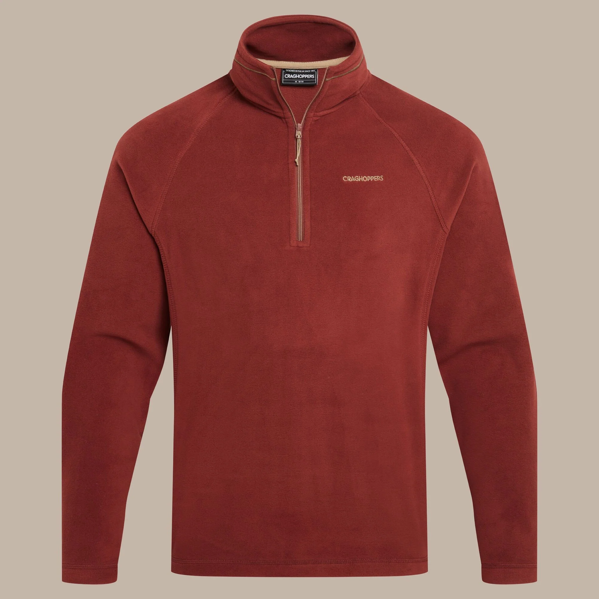 Craghoppers Men's Corey VI Half Zip Fleece | Red Jasper - Image 7