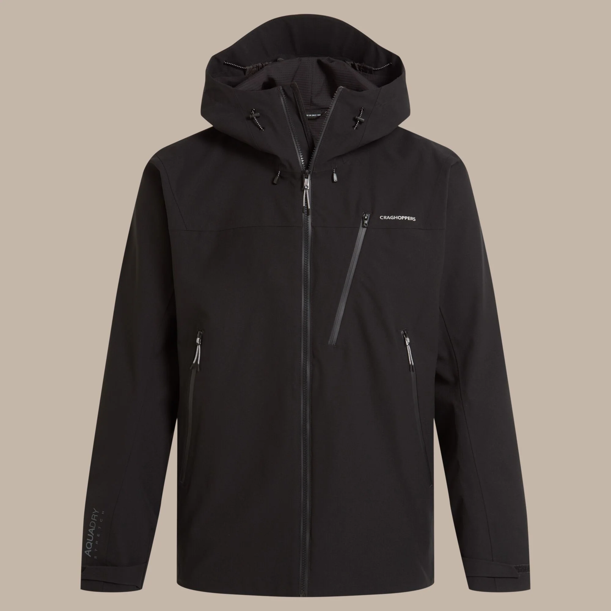 Craghoppers Men's Dynamic Pro III Waterproof Jacket | Black - Image 12