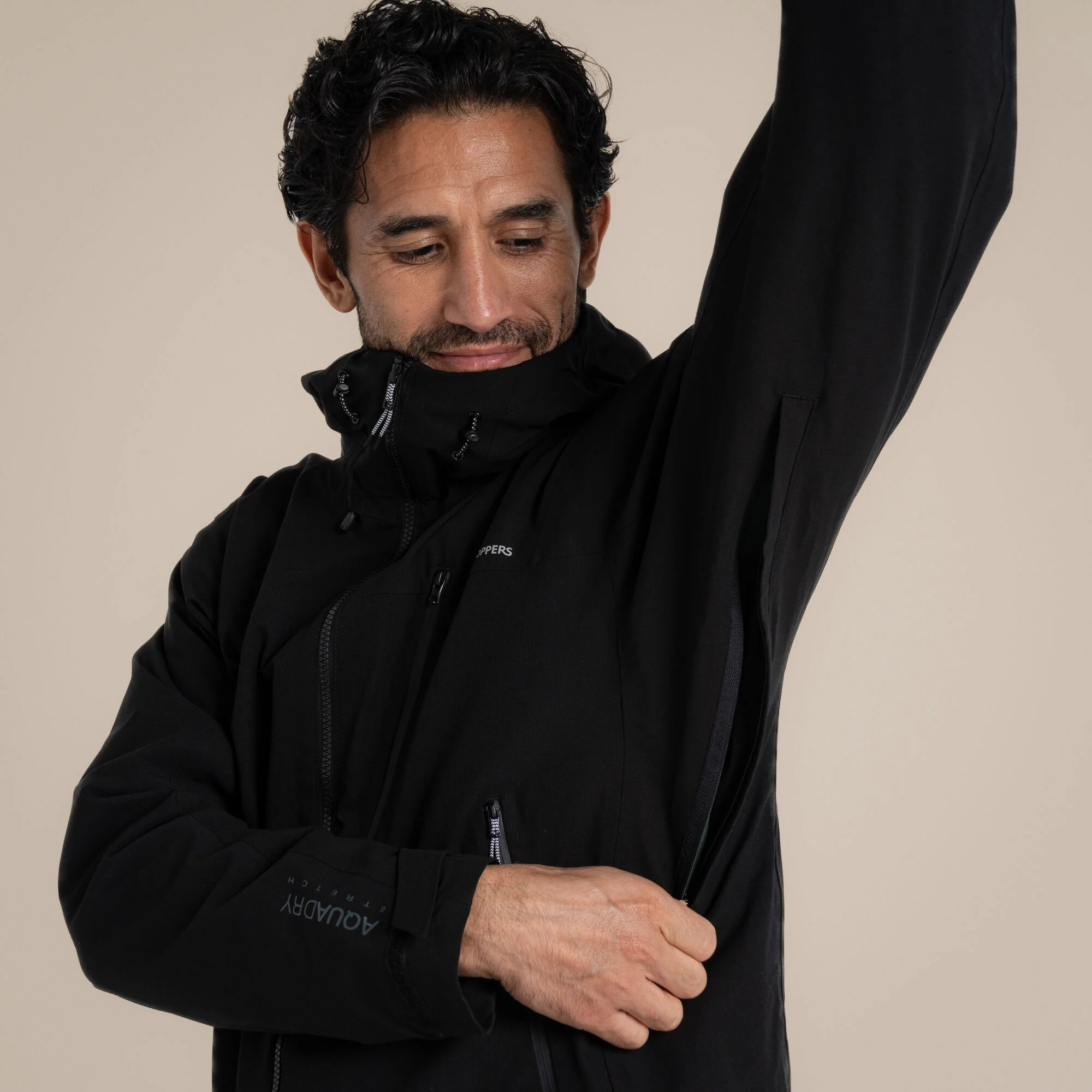 Craghoppers Men's Dynamic Pro III Waterproof Jacket | Black - Image 5