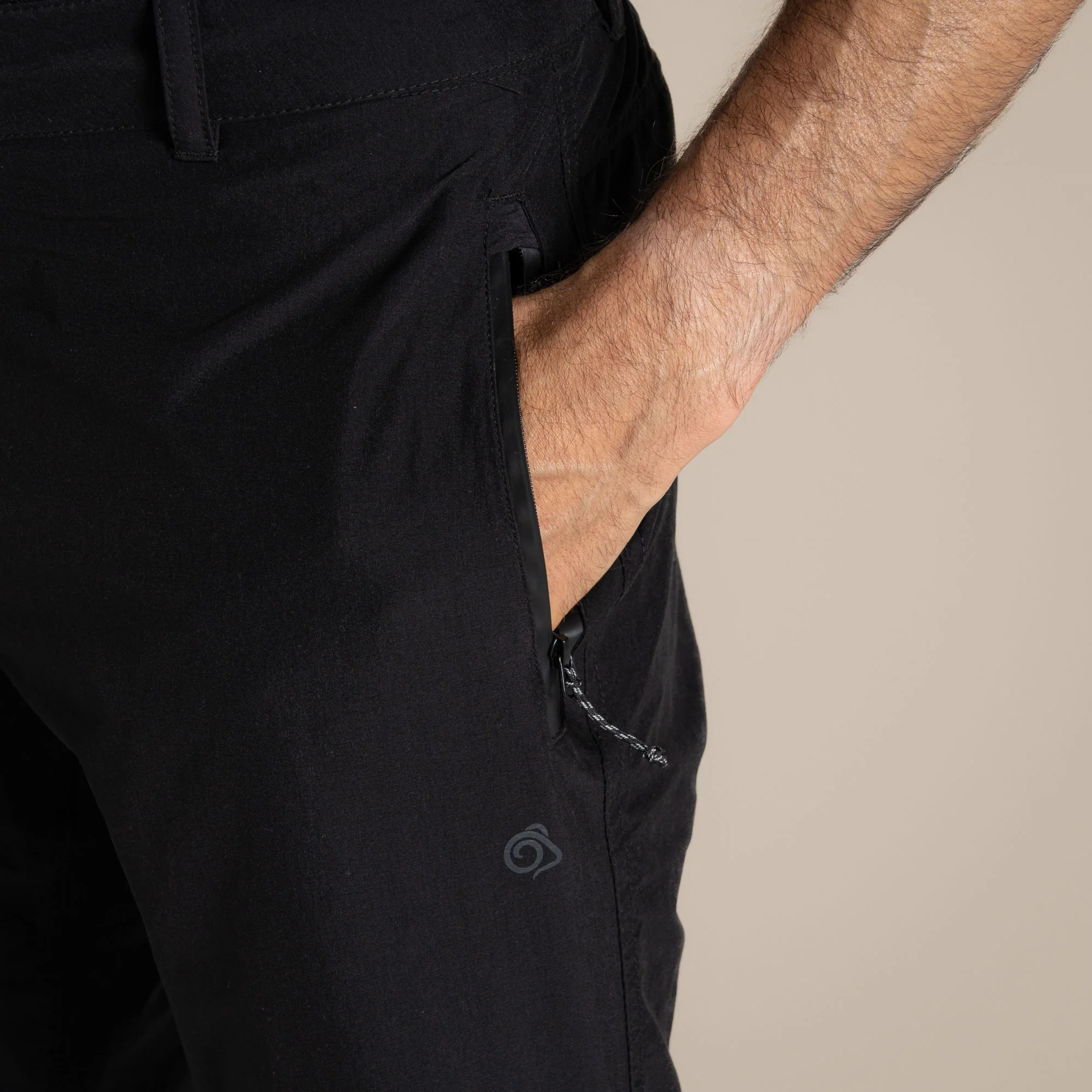 Craghoppers Men's Kiwi Pro II Waterproof Trousers | Black - Image 6