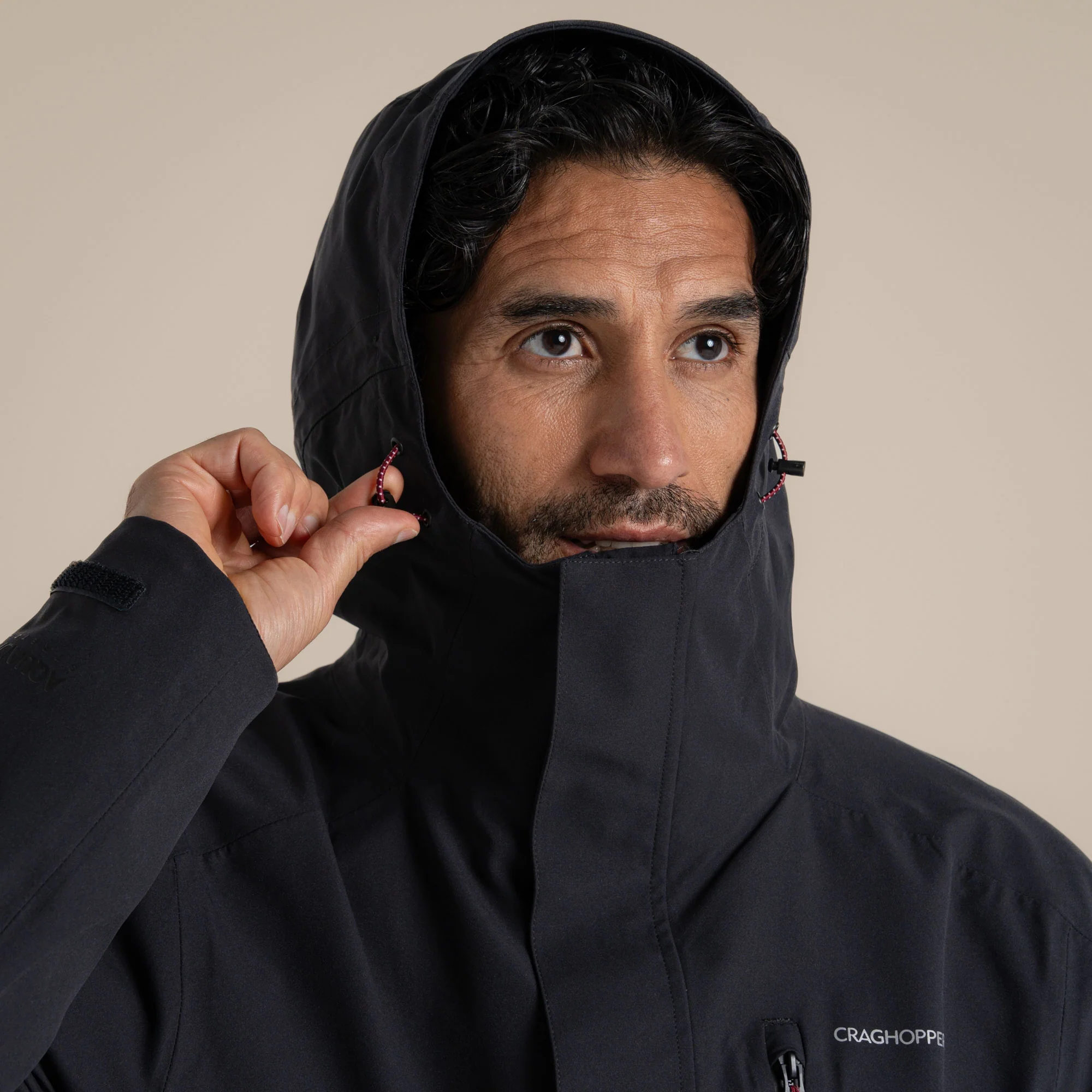 Craghoppers Men's Lorton II Waterproof Jacket | Dark Iron - Image 9