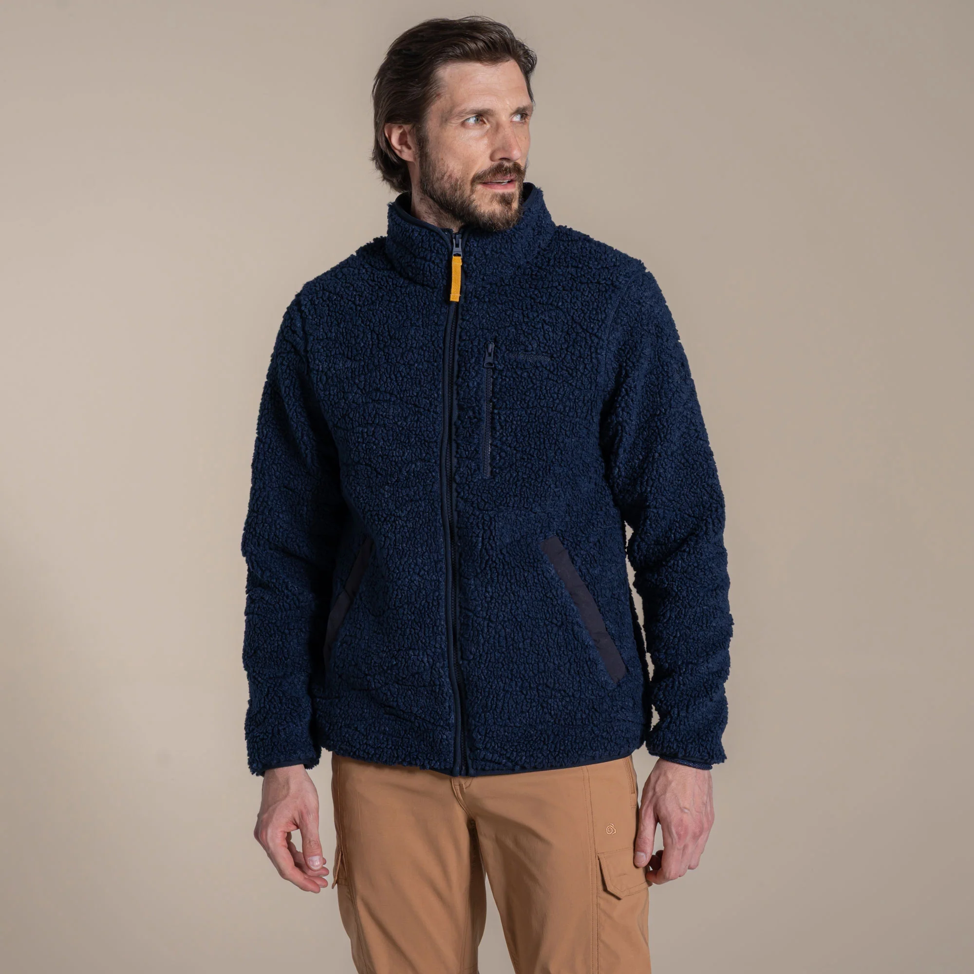 Craghoppers Men's National Trust Lathkill Full Zip Fleece | Blue Navy