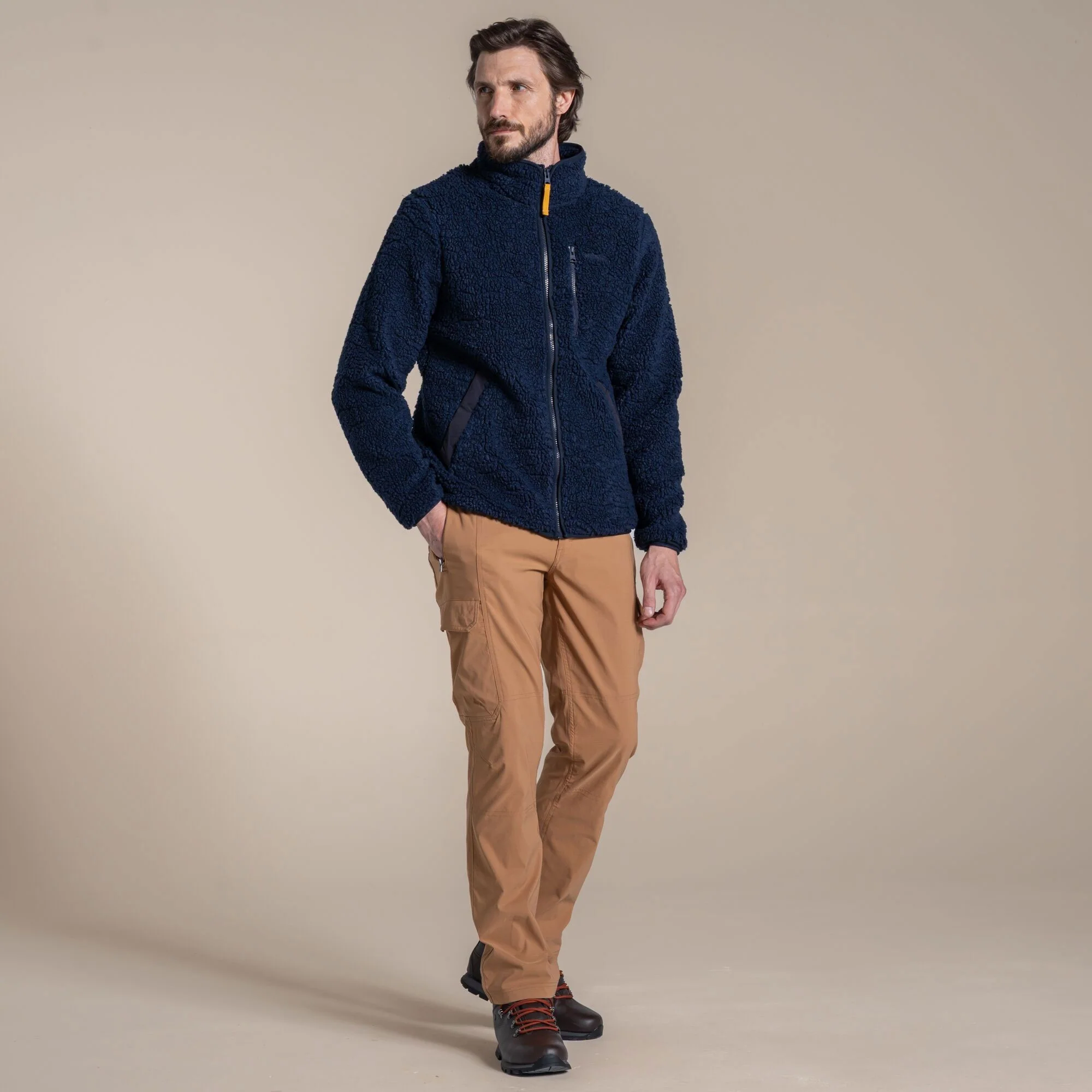 Craghoppers Men's National Trust Lathkill Full Zip Fleece | Blue Navy - Image 3