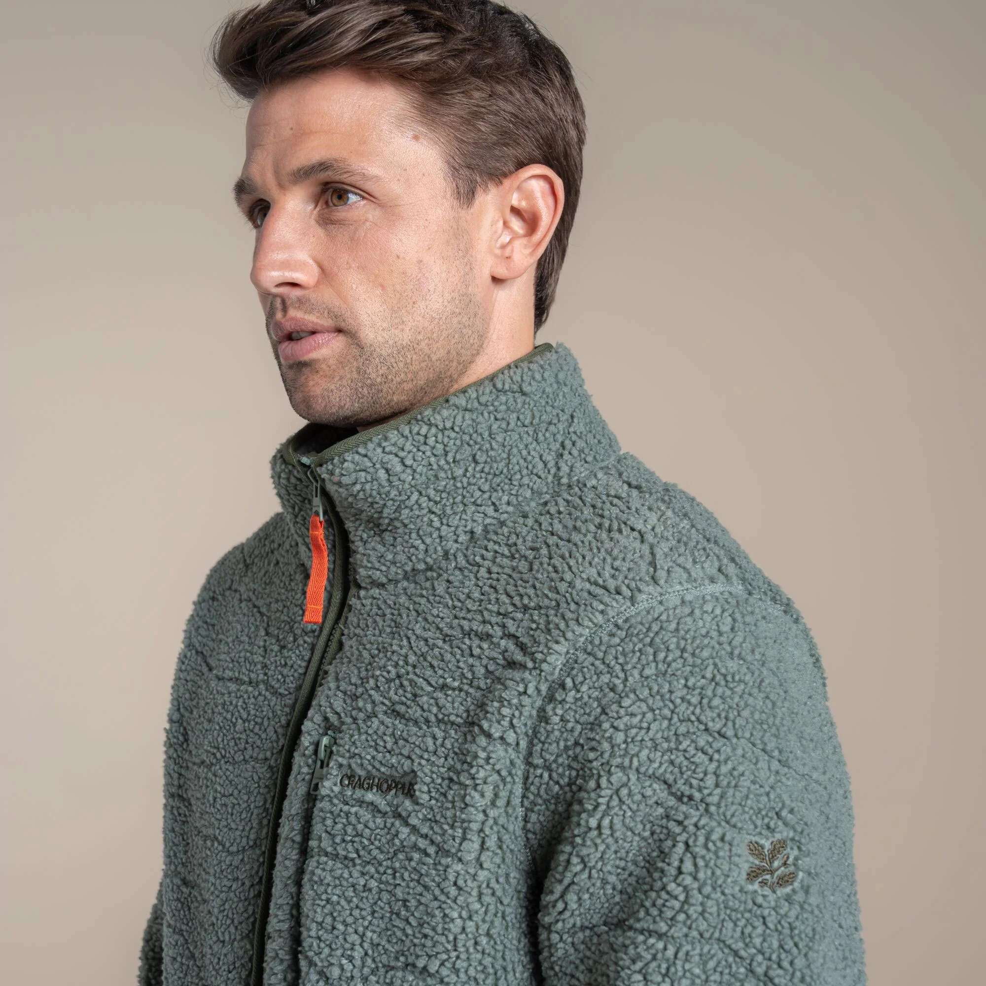 Craghoppers Men's National Trust Lathkill Full Zip Fleece | Laurel Green - Image 9