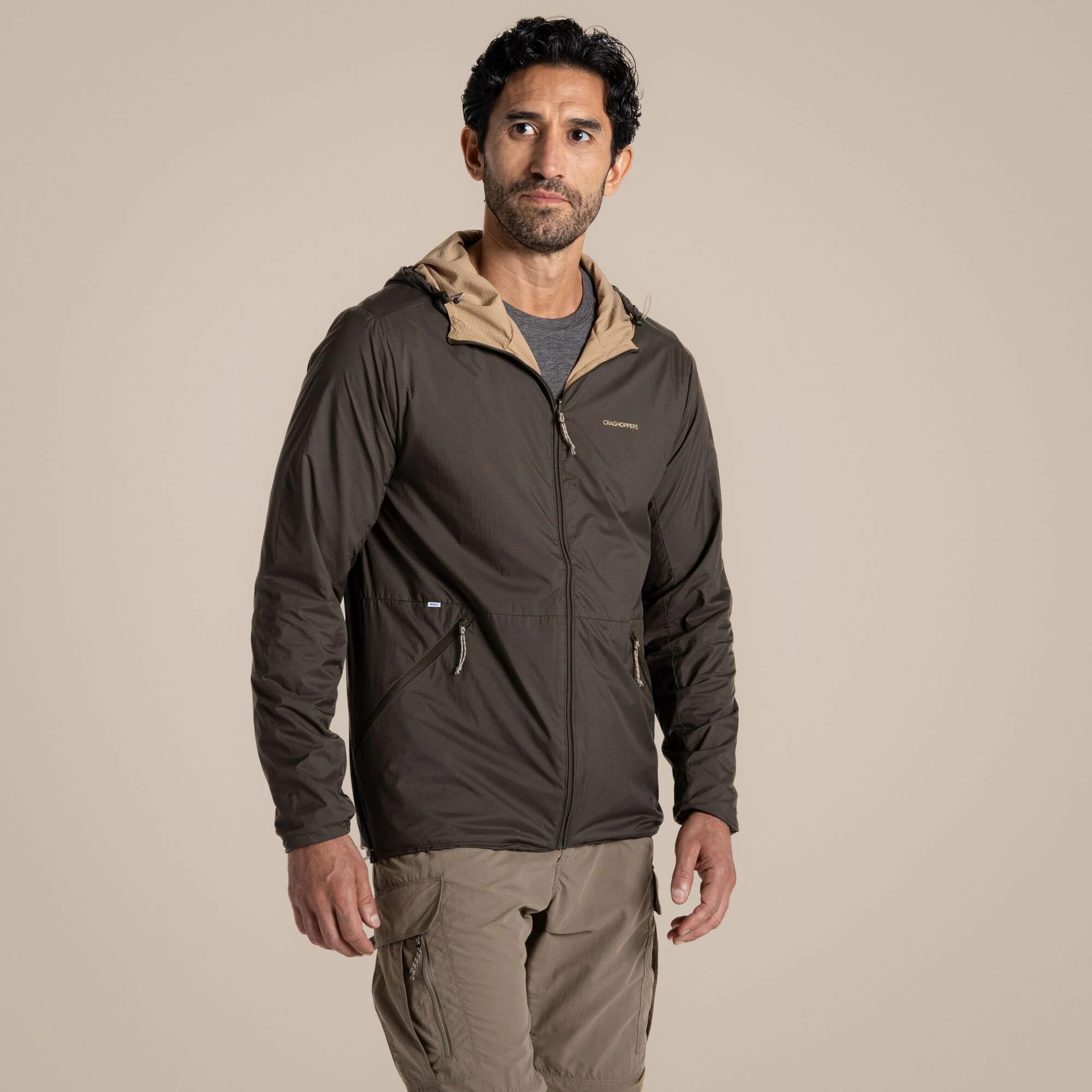 Craghoppers Men's NosiLife Ovis Reversible Jacket | Woodland Green / Earthenware