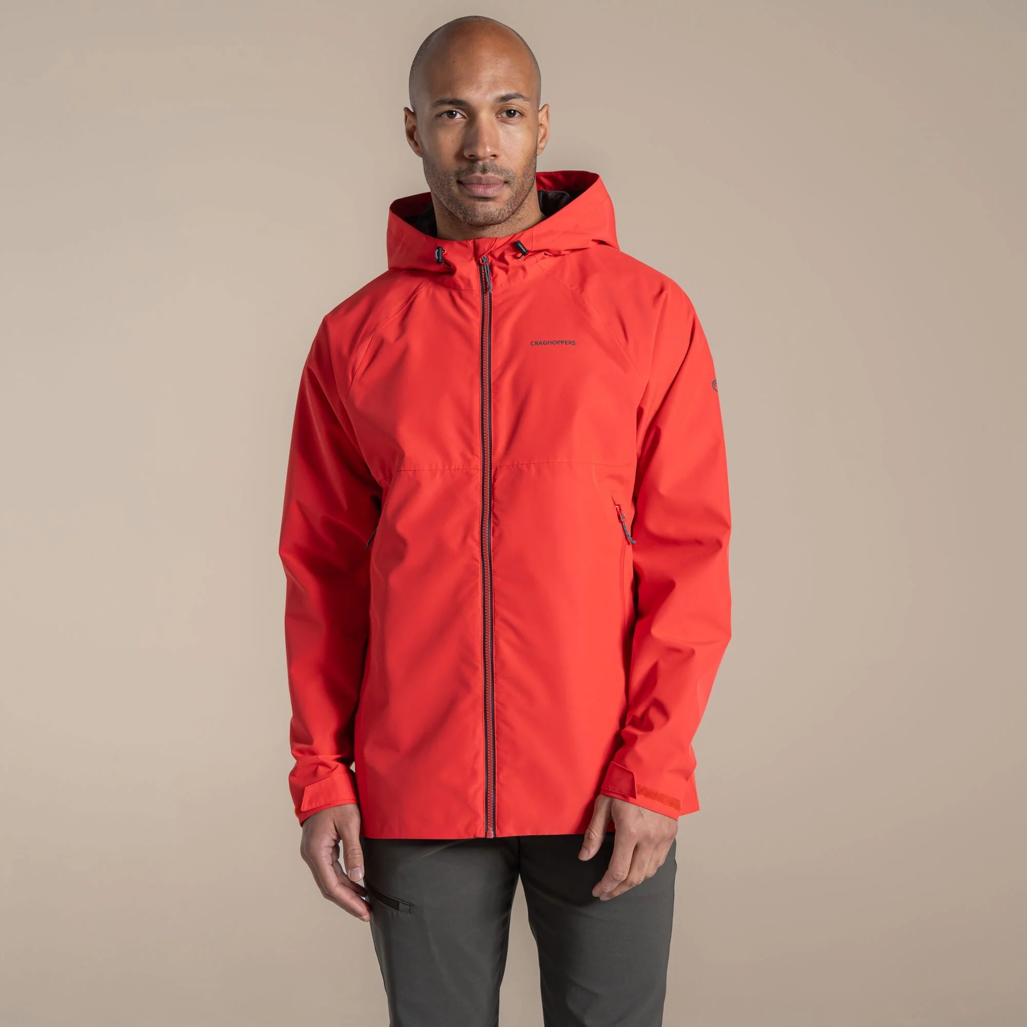 Craghoppers Men's Osuna Waterproof Jacket | Dawn Red