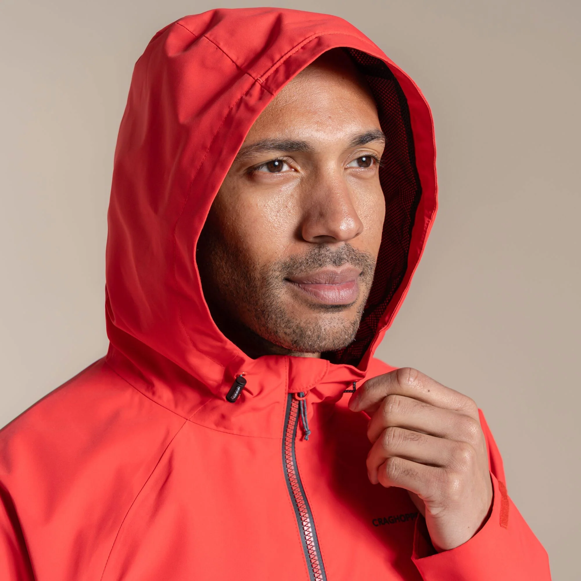 Craghoppers Men's Osuna Waterproof Jacket | Dawn Red - Image 7