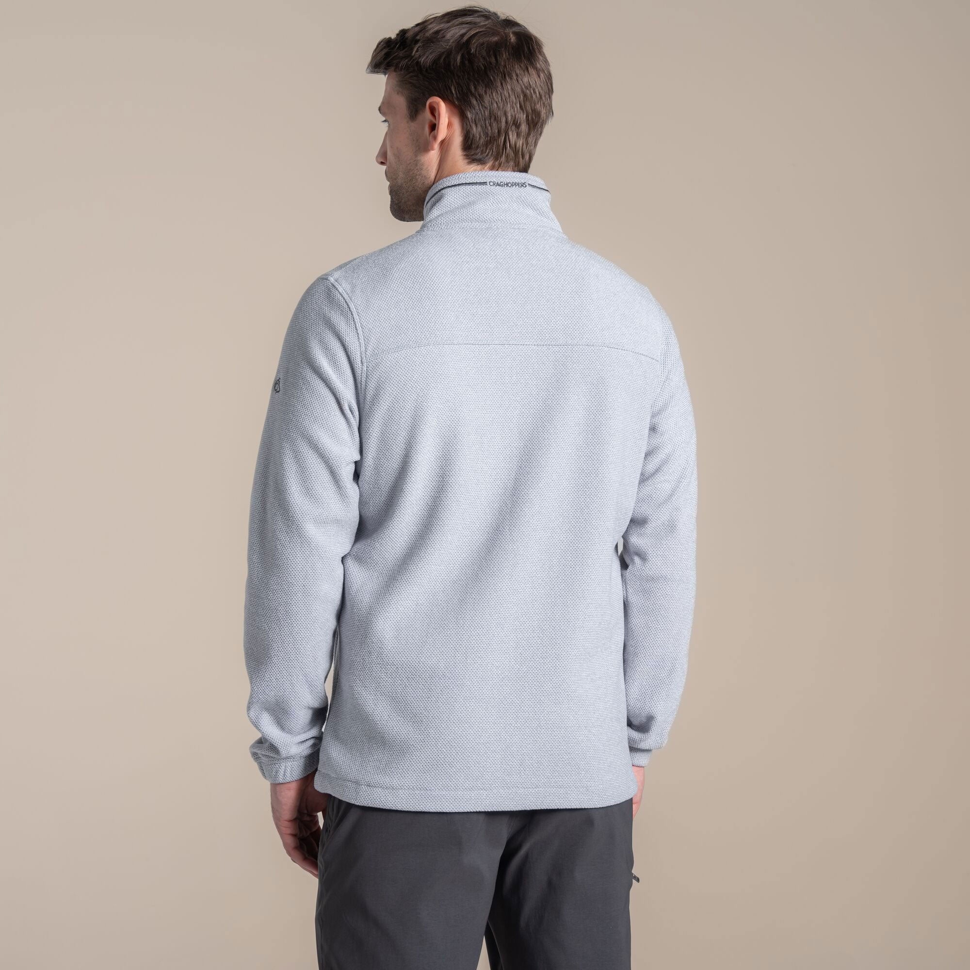 Craghoppers Men's Souther Full Zip Fleece | Cloud Grey - Image 2