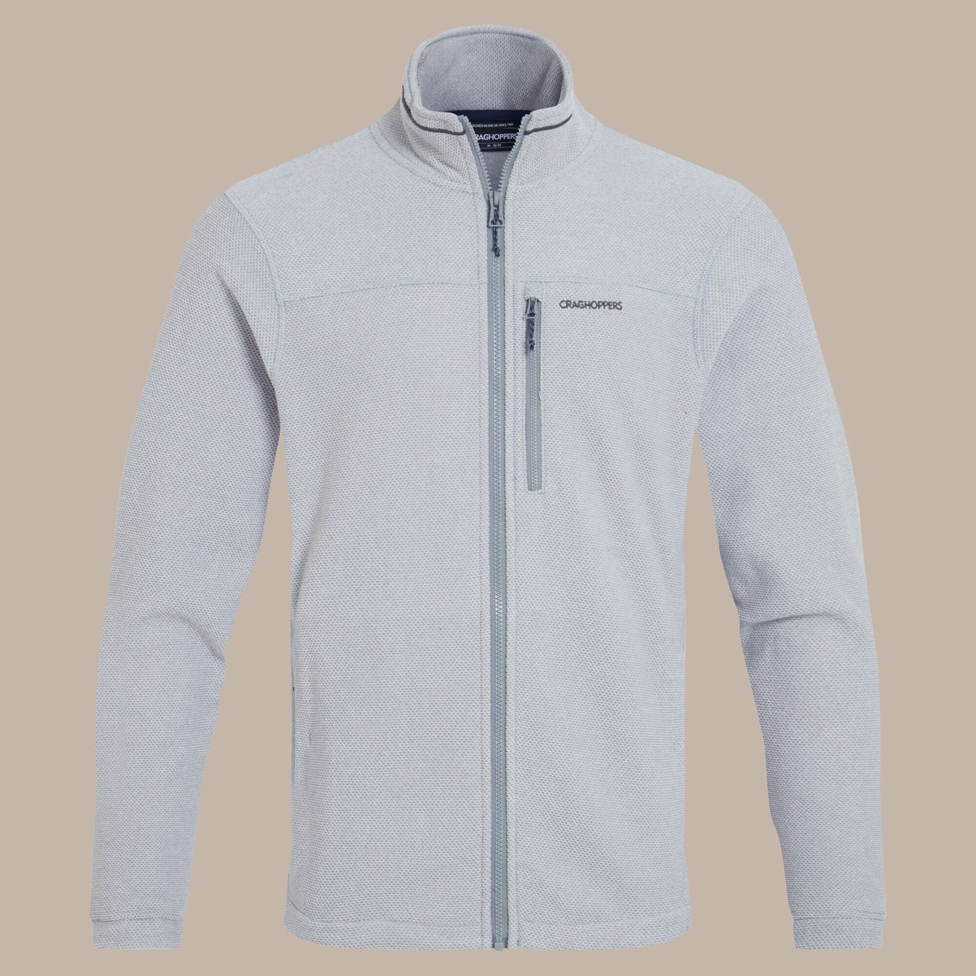 Craghoppers Men's Souther Full Zip Fleece | Cloud Grey - Image 8