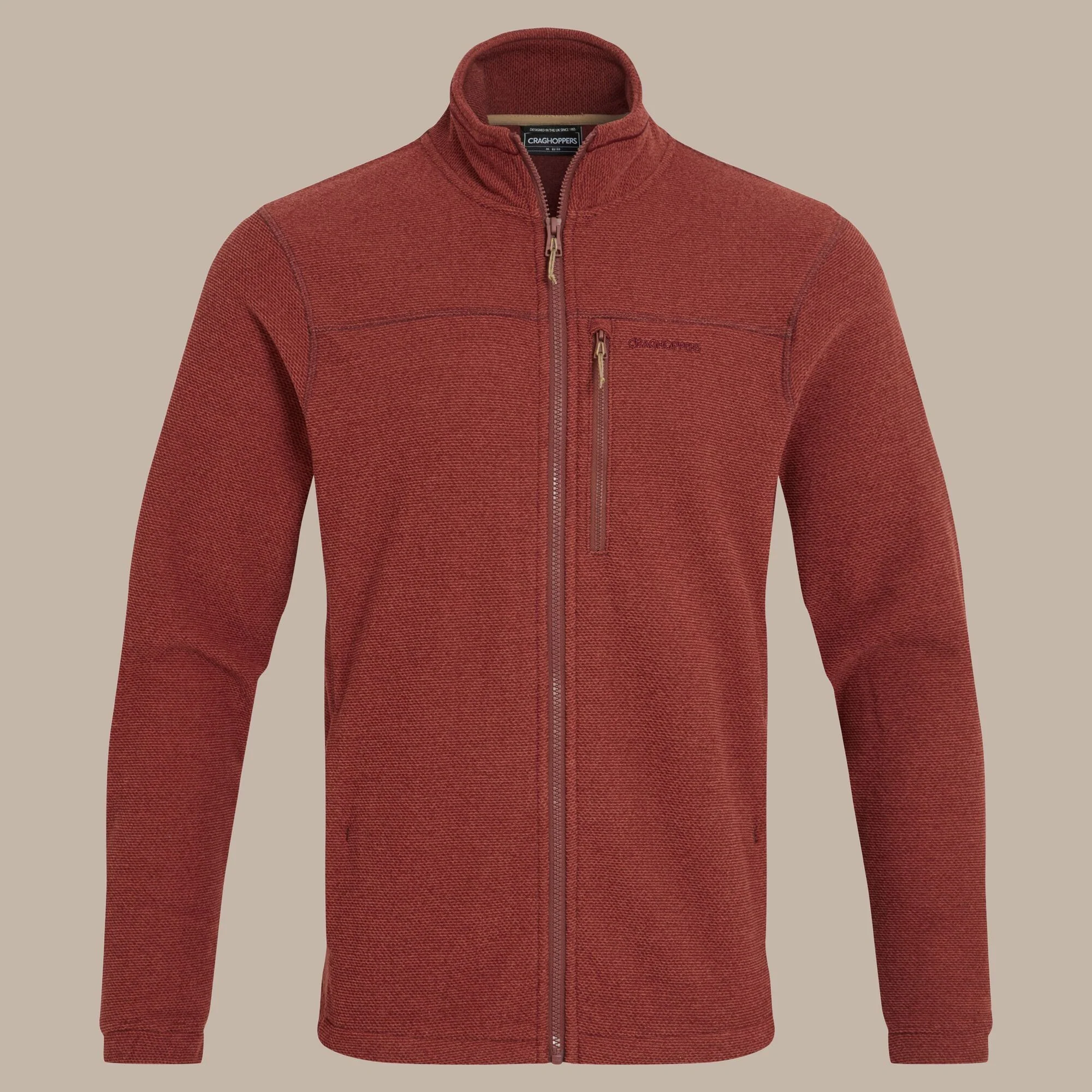 Craghoppers Men's Souther Full Zip Fleece | Red Jasper - Image 7
