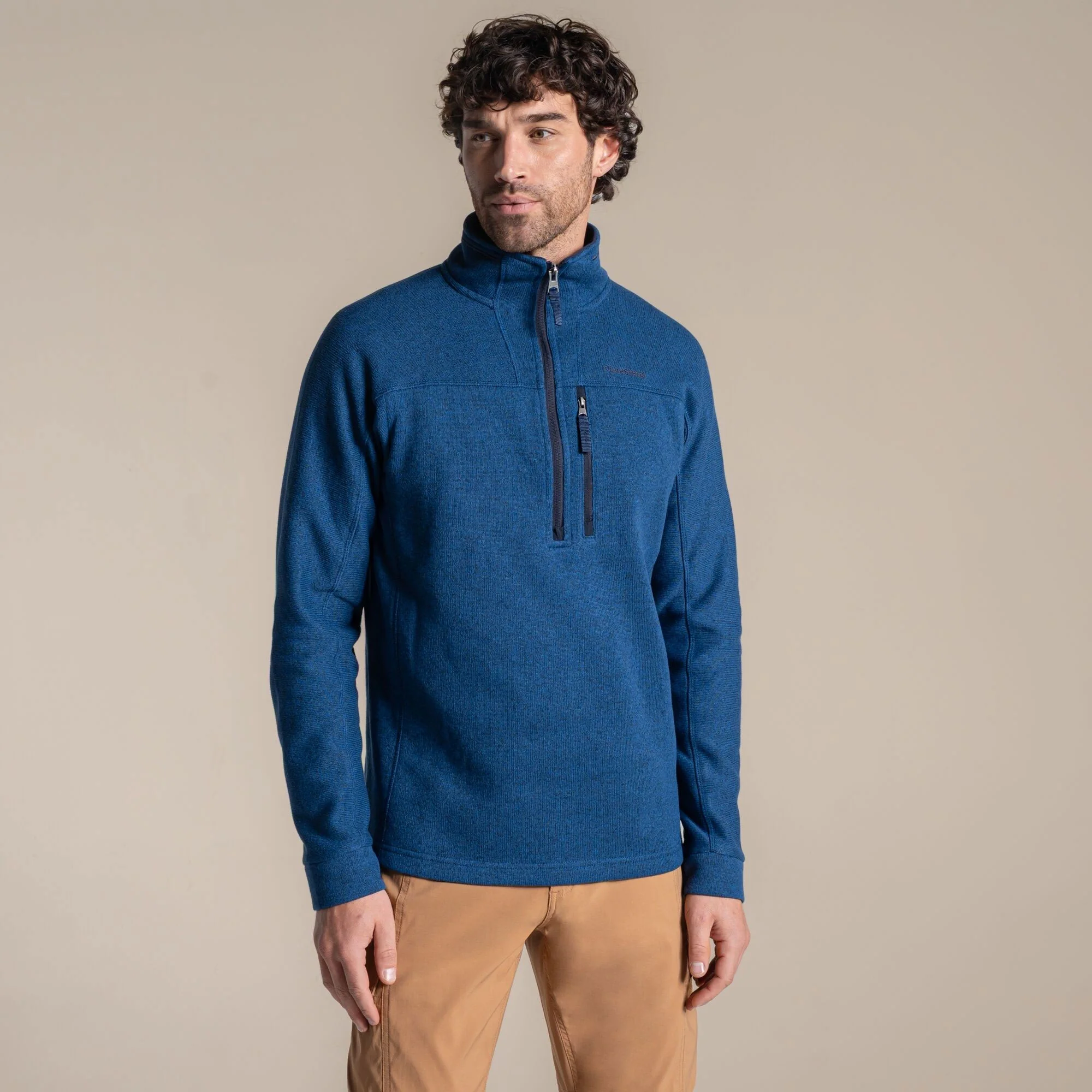 Craghoppers Men's Torney III Half Zip Fleece | Juniper Berry
