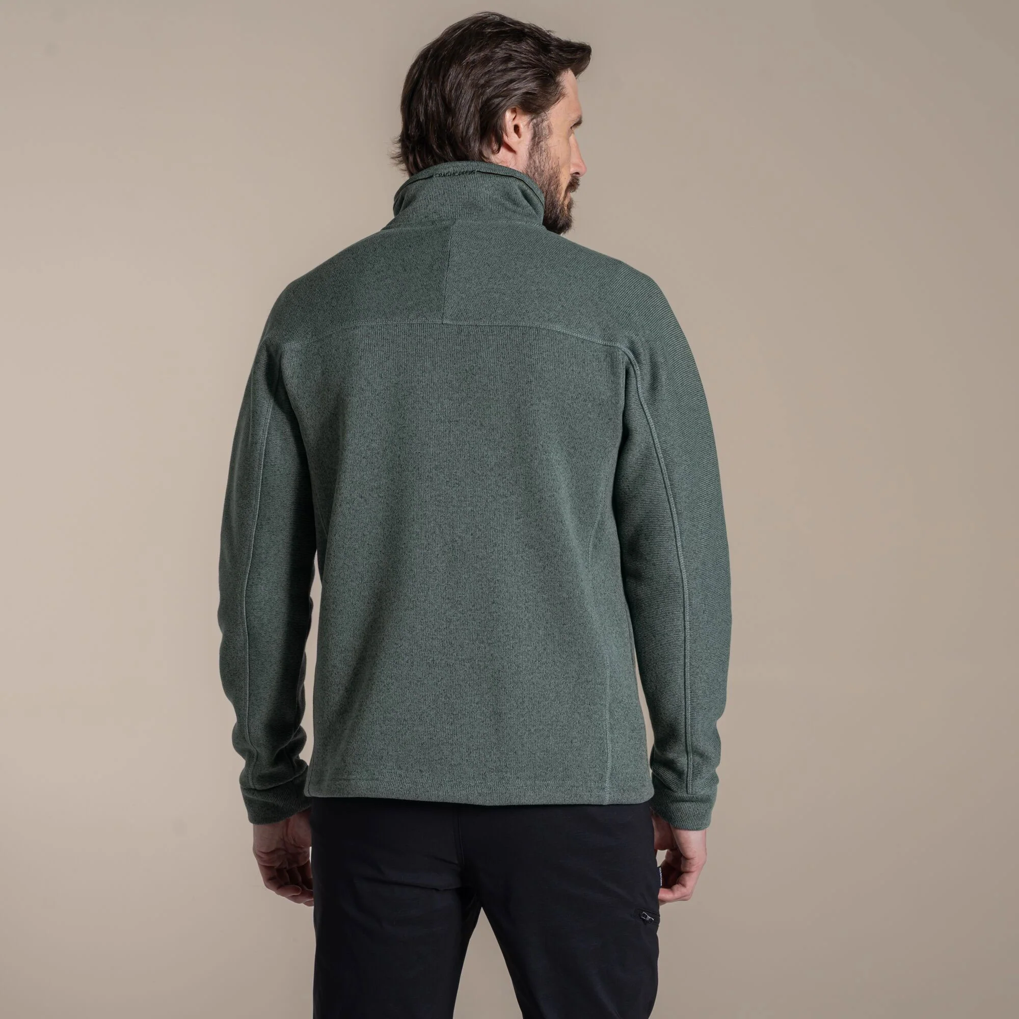 Craghoppers Men's Torney III Half Zip Fleece | Laurel Green - Image 2