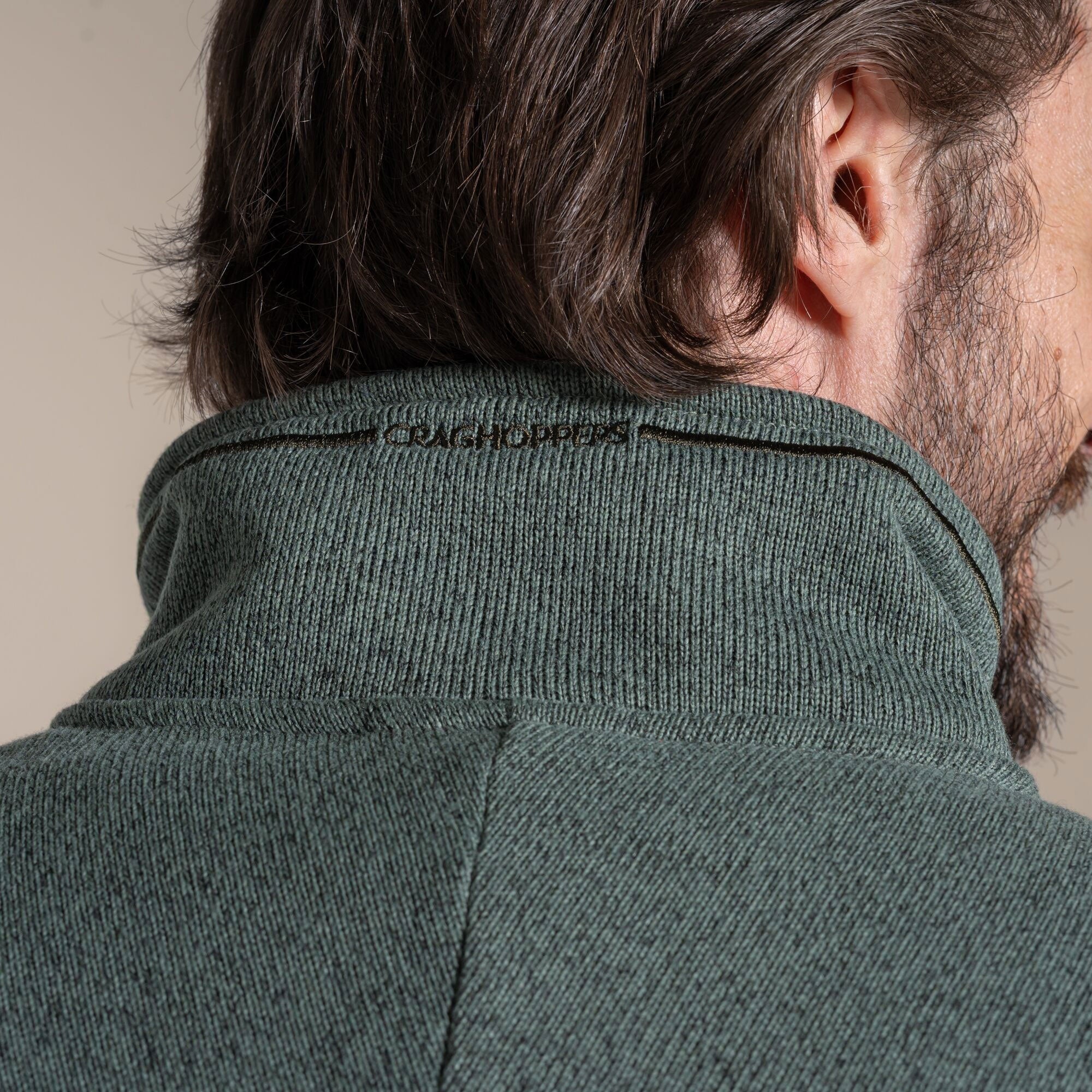 Craghoppers Men's Torney III Half Zip Fleece | Laurel Green - Image 4