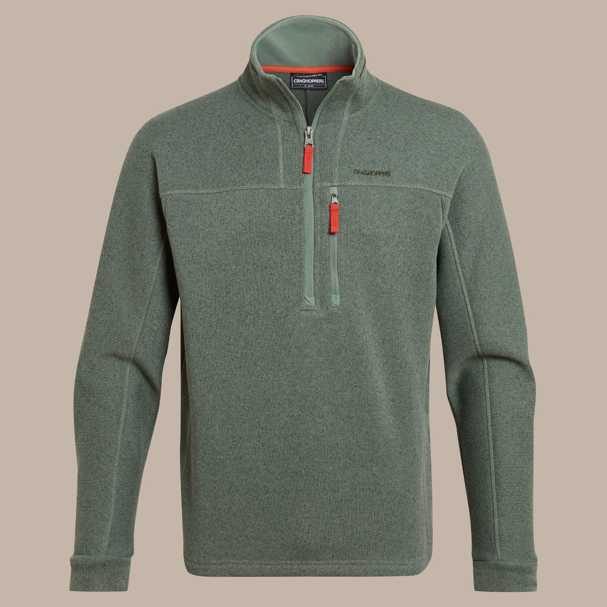 Craghoppers Men's Torney III Half Zip Fleece | Laurel Green - Image 7