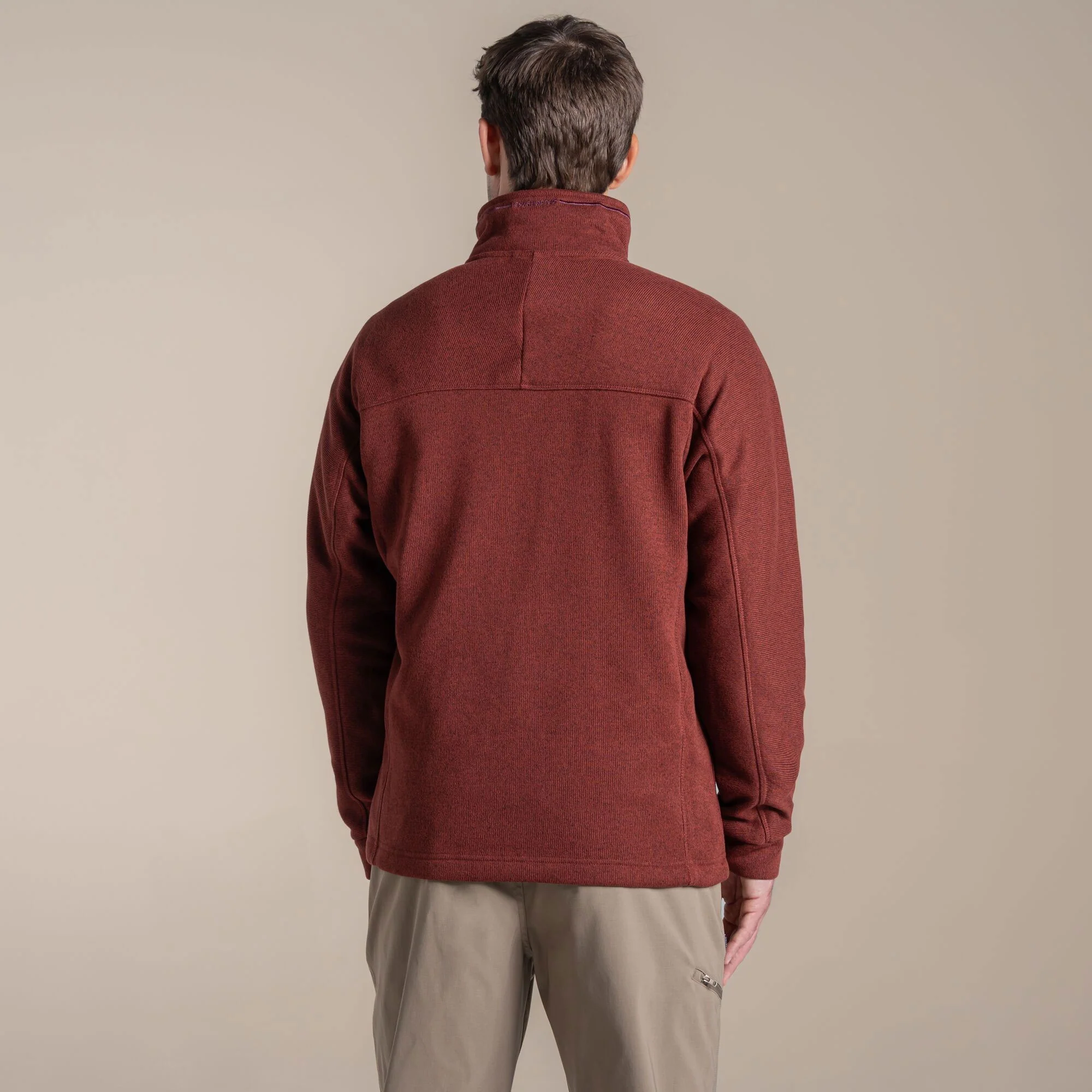 Craghoppers Men's Torney III Half Zip Fleece | Red Jasper - Image 2