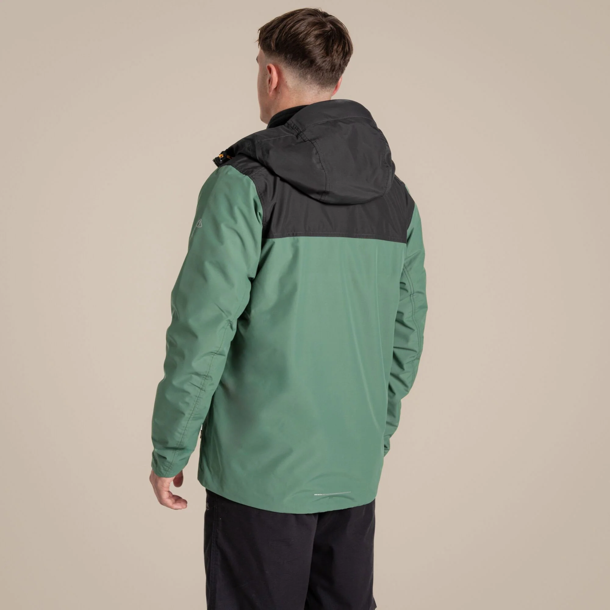 Craghoppers Men's Vanth Waterproof Jacket | Magrove Green / Black Pepper - Image 2