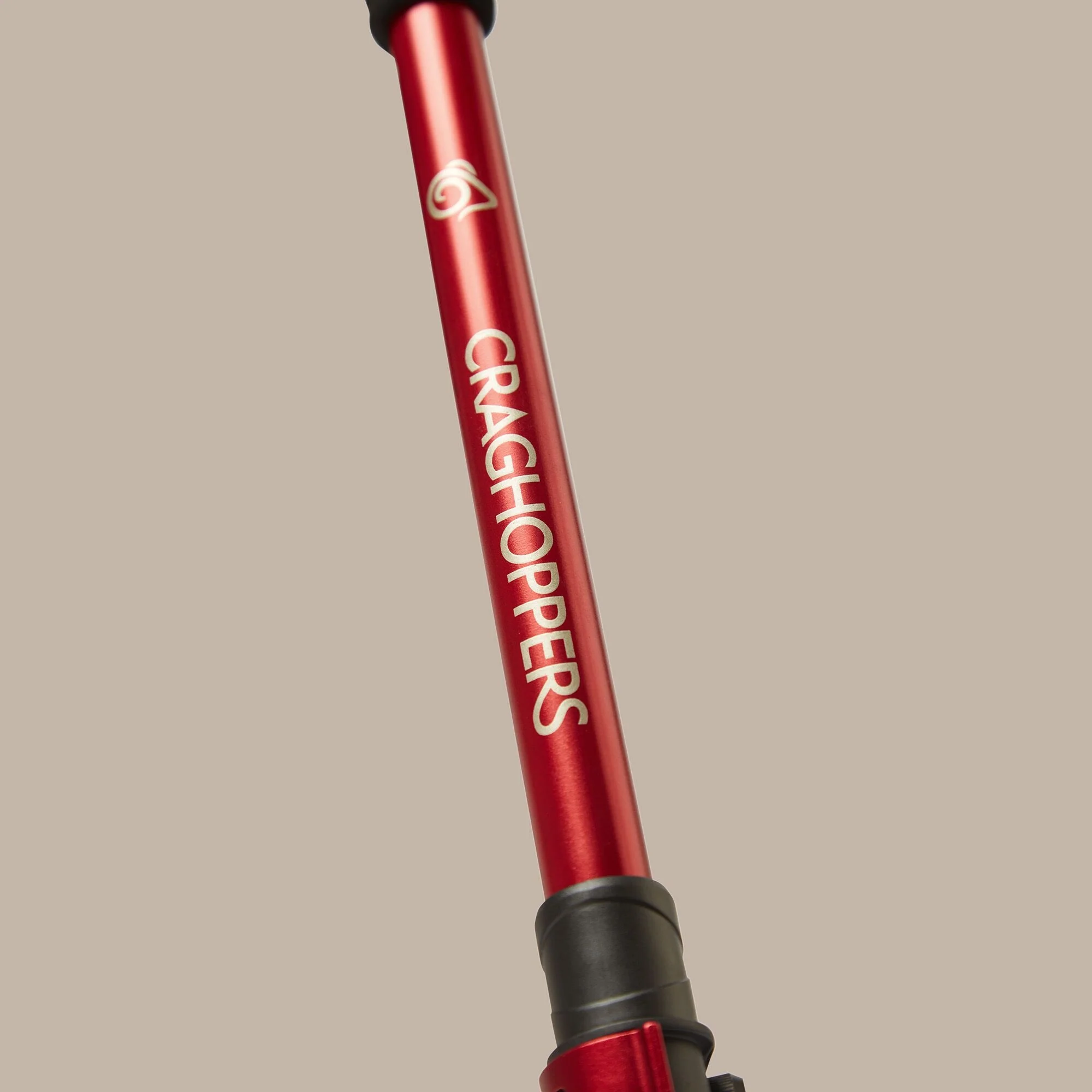 Craghoppers Venture Antishock Walking Poles | Anodised Red / Anodised Grey (Pair) - Image 2