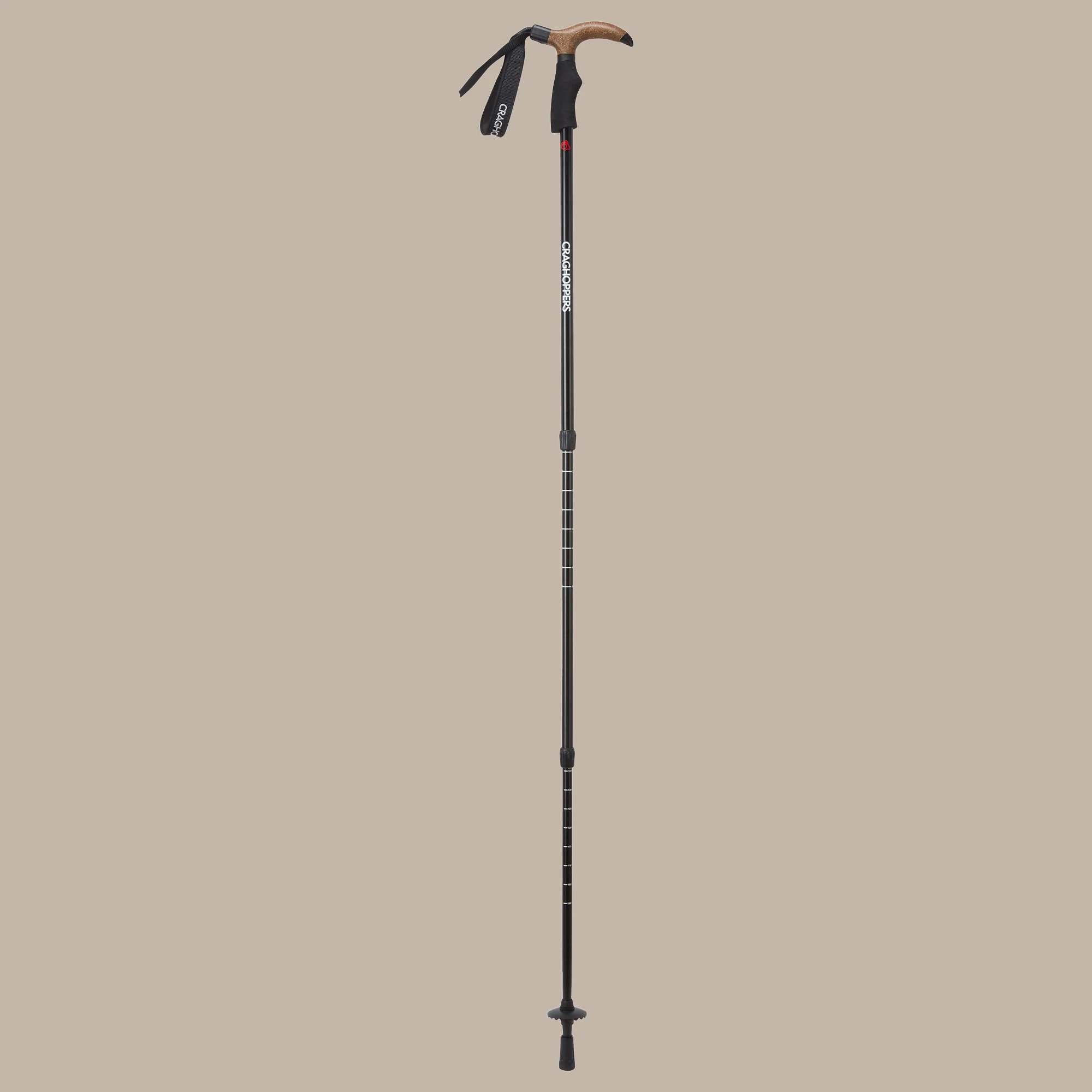 Craghoppers Venture T-Grip Walking Pole | Black - Image 2