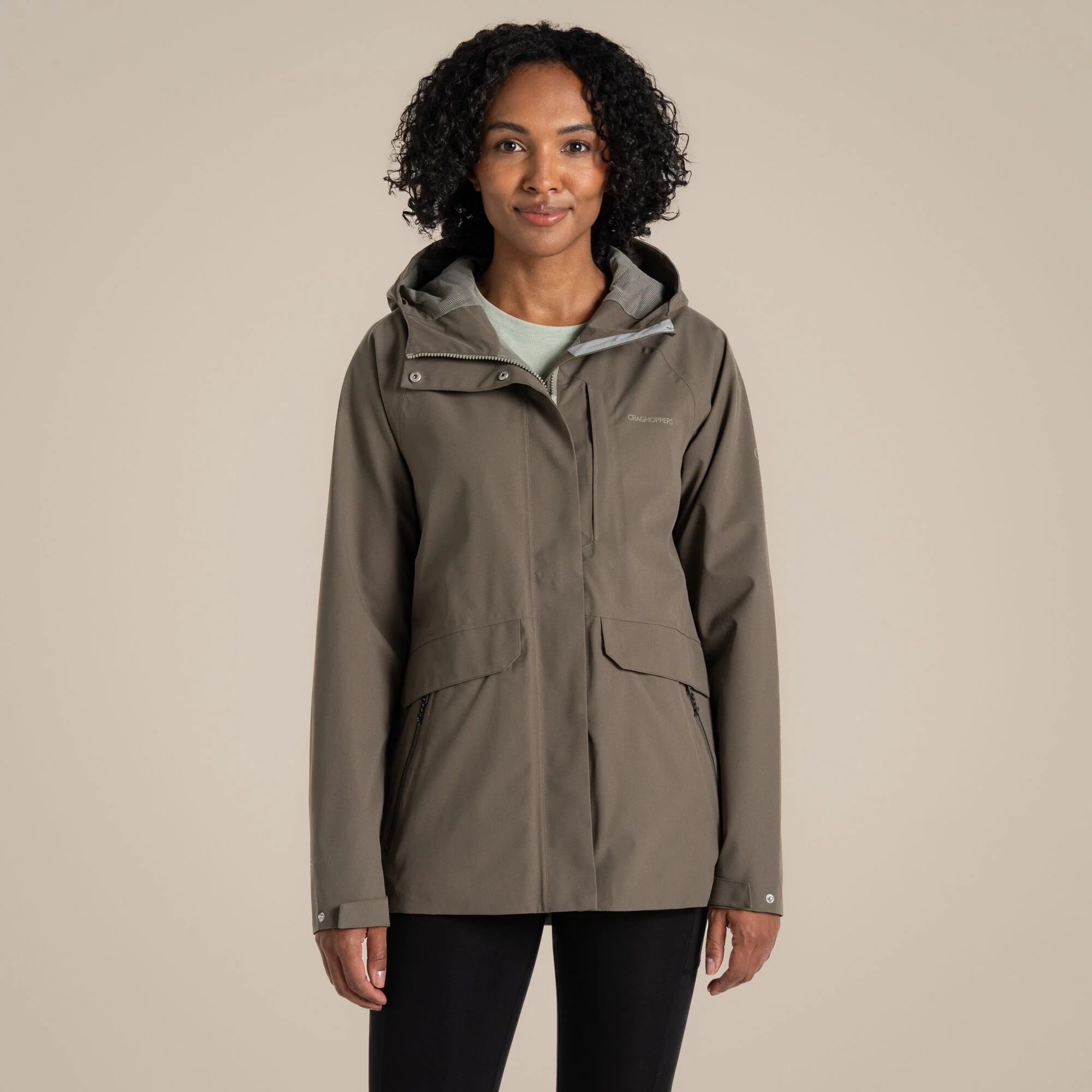 Craghoppers Women's Caldbeck II Waterproof Jacket | Wild Olive