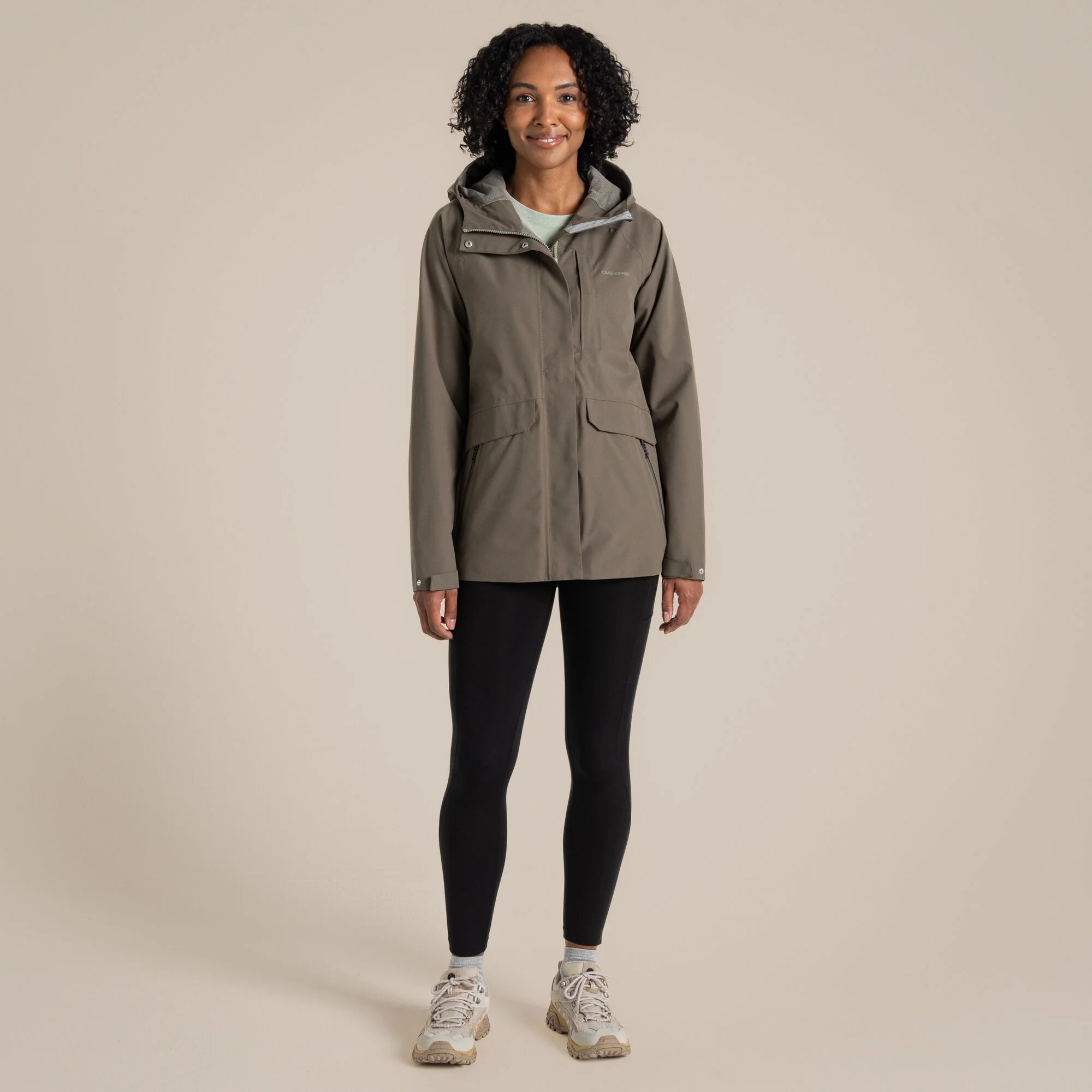 Craghoppers Women's Caldbeck II Waterproof Jacket | Wild Olive - Image 3