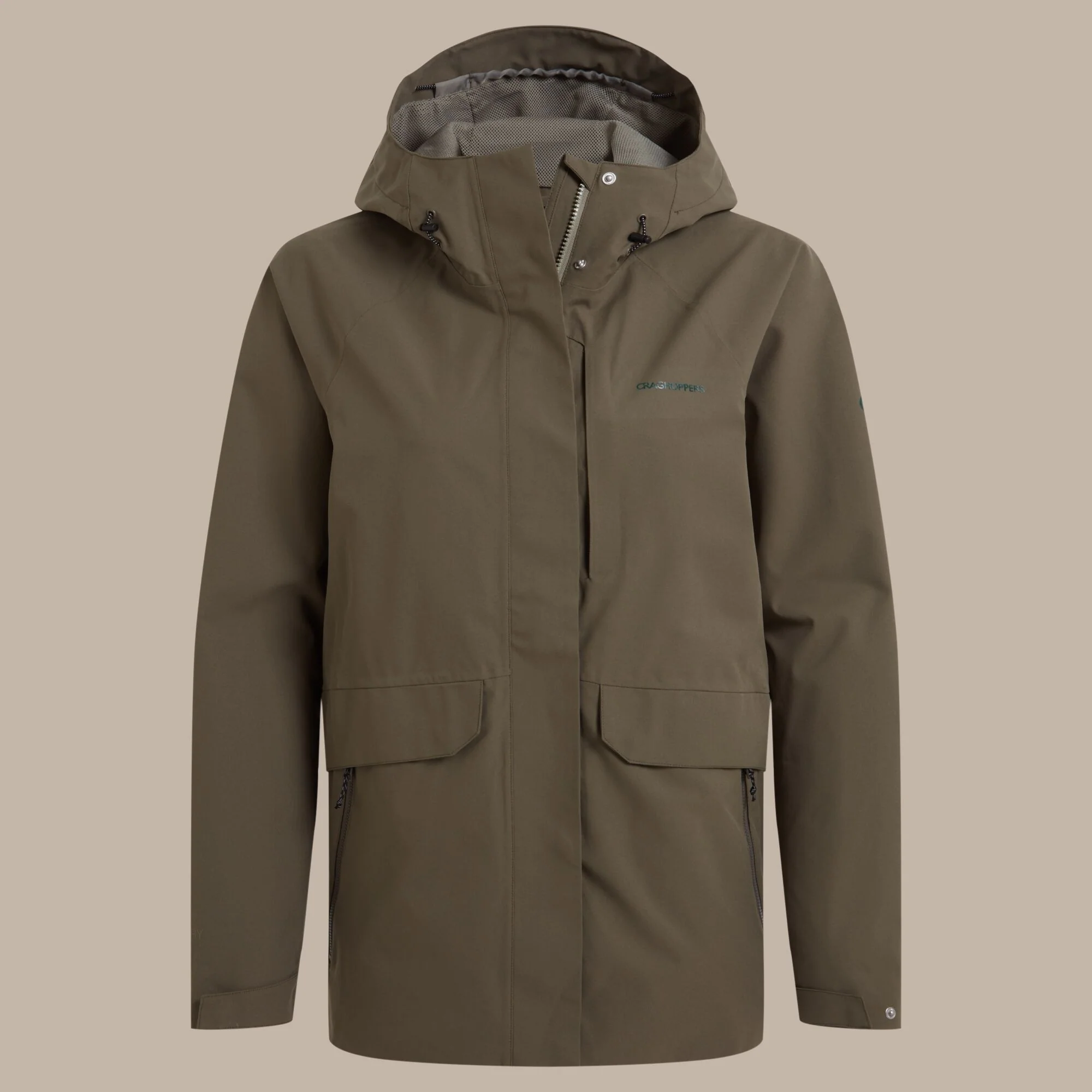 Craghoppers Women's Caldbeck II Waterproof Jacket | Wild Olive - Image 4