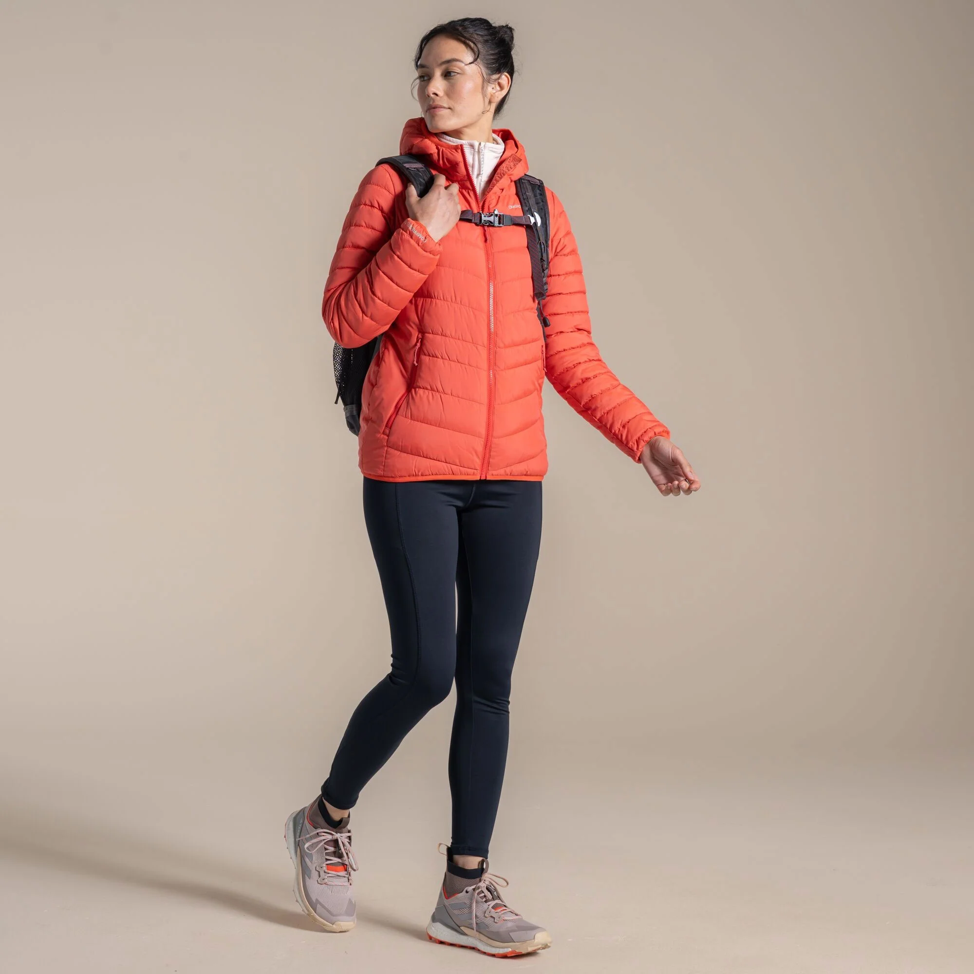 Craghoppers Women's Compresslite IX Hooded Insulating Jacket | Grenadine - Image 3