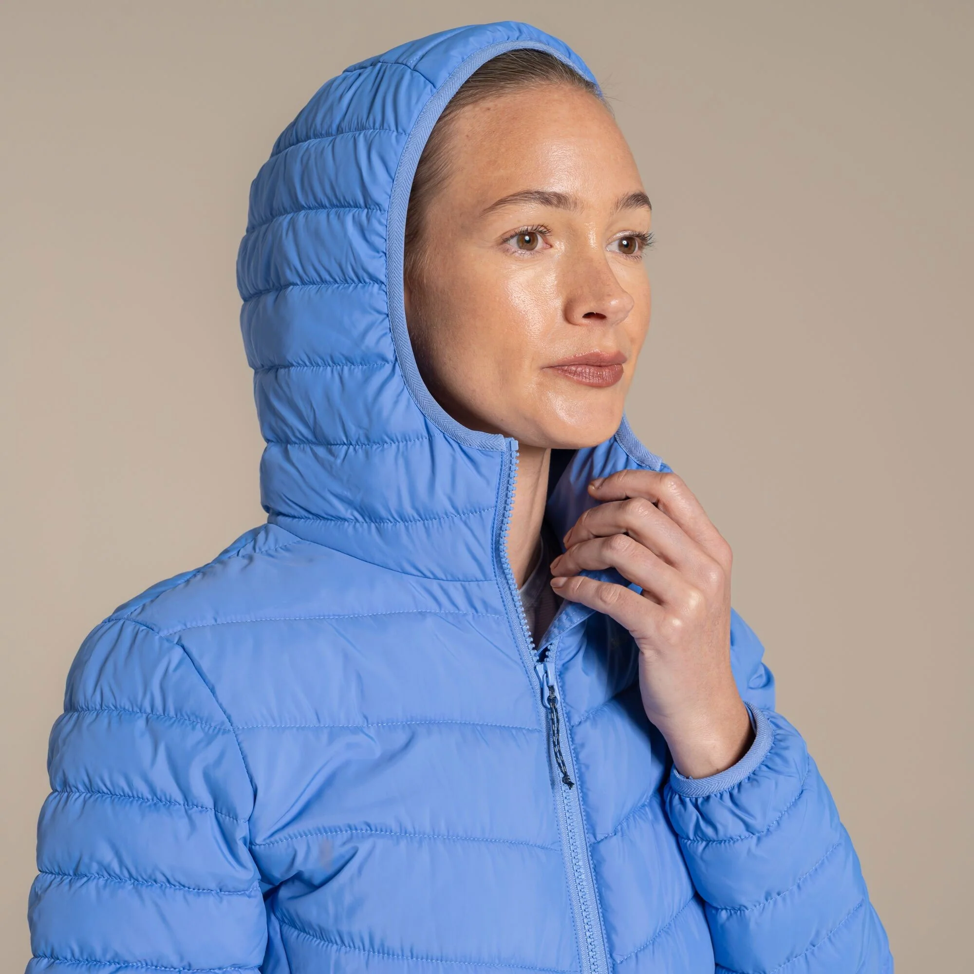 Craghoppers Women's Compresslite IX Hooded Insulating Jacket | Vinca Blue - Image 7