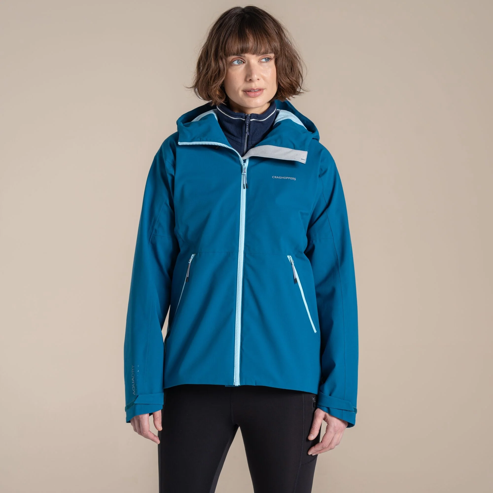 Craghoppers Women's Dynamic Pro III Waterproof Jacket | Porcelain Blue - Image 5