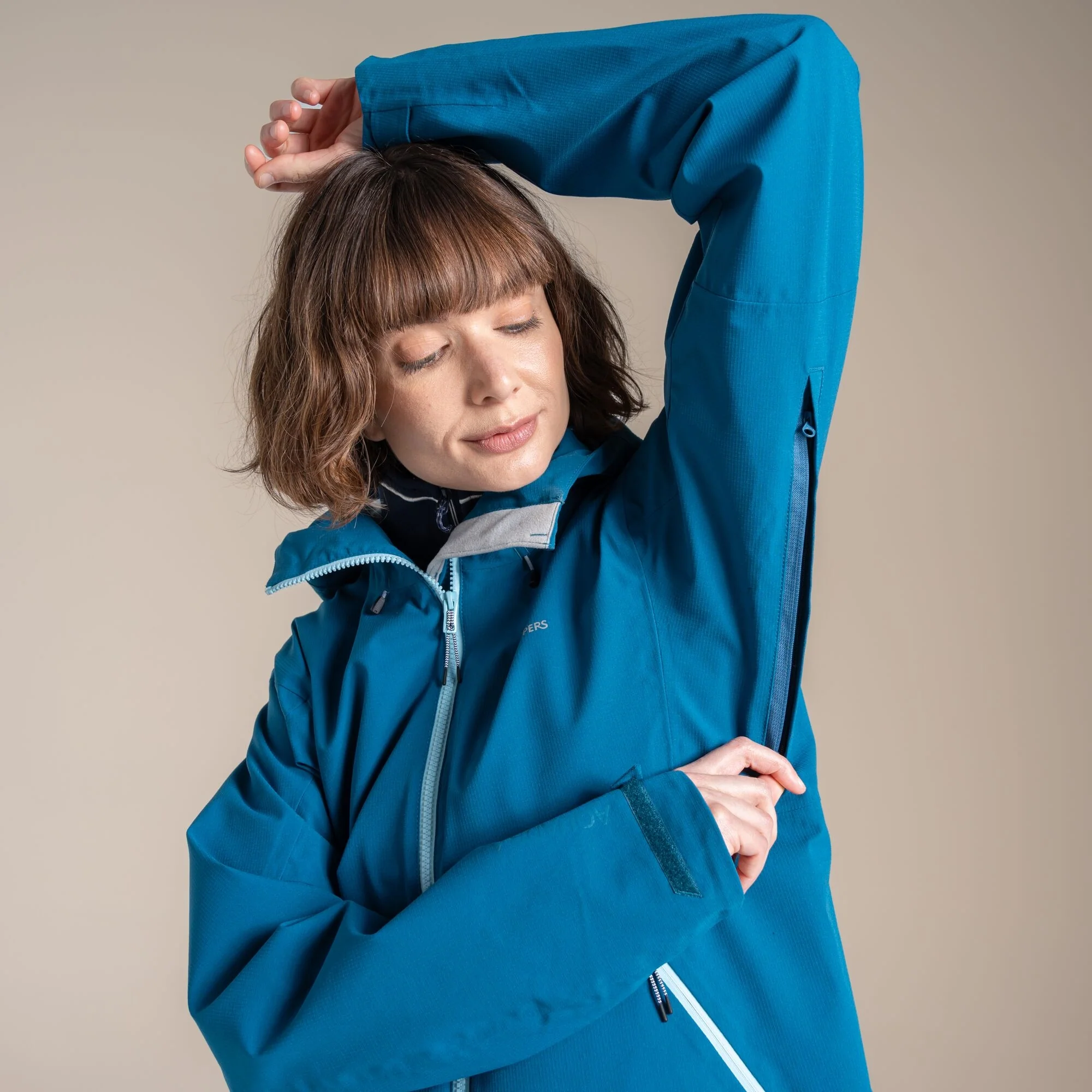 Craghoppers Women's Dynamic Pro III Waterproof Jacket | Porcelain Blue - Image 6