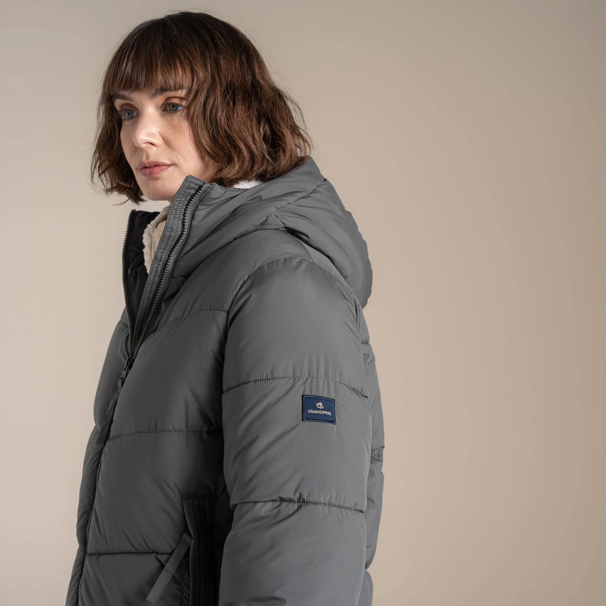Craghoppers Women's Kendal Insulated Jacket | Nori Green - Image 6