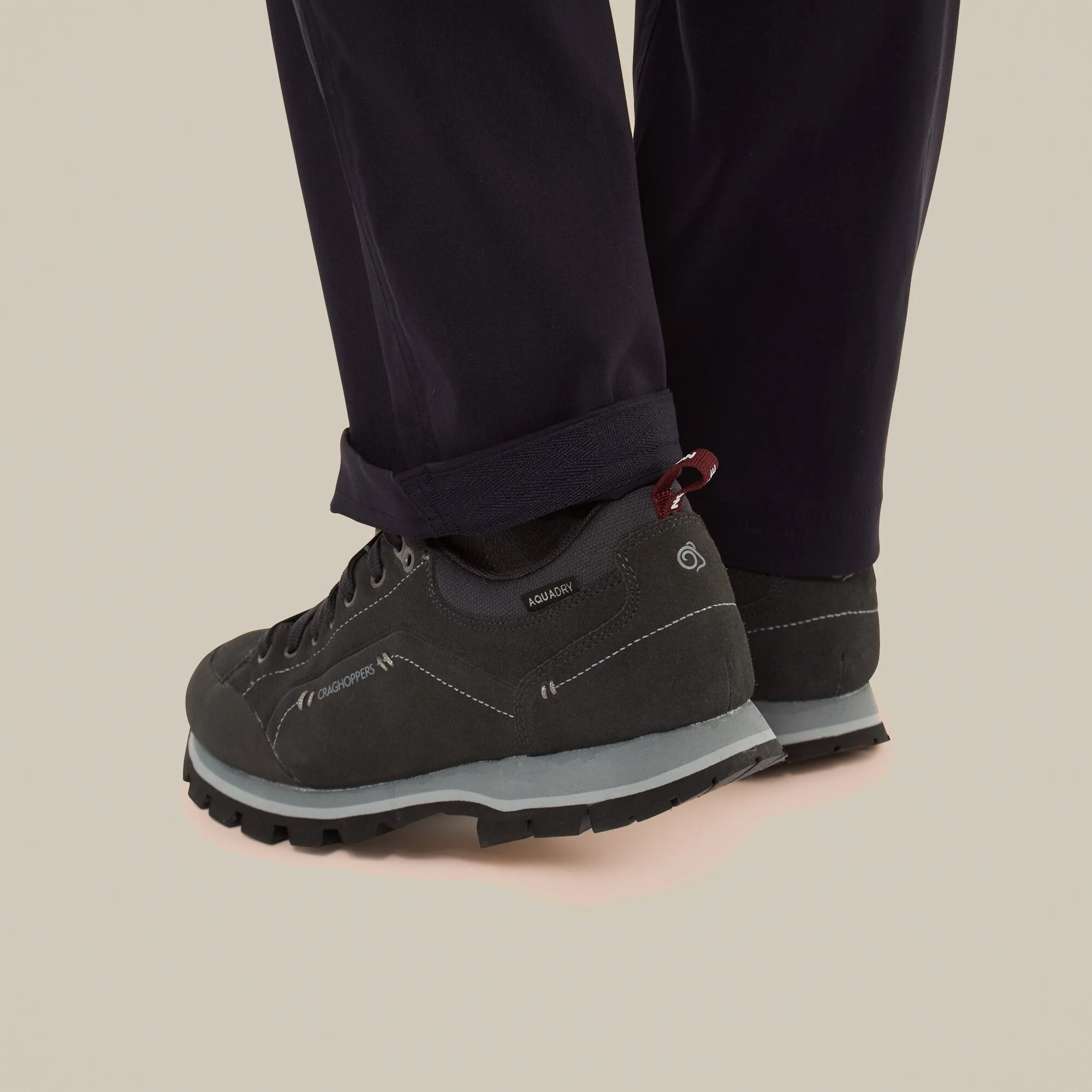 Craghoppers Women's Kiwi Pro II Convertible Trousers | Dark Navy - Image 4