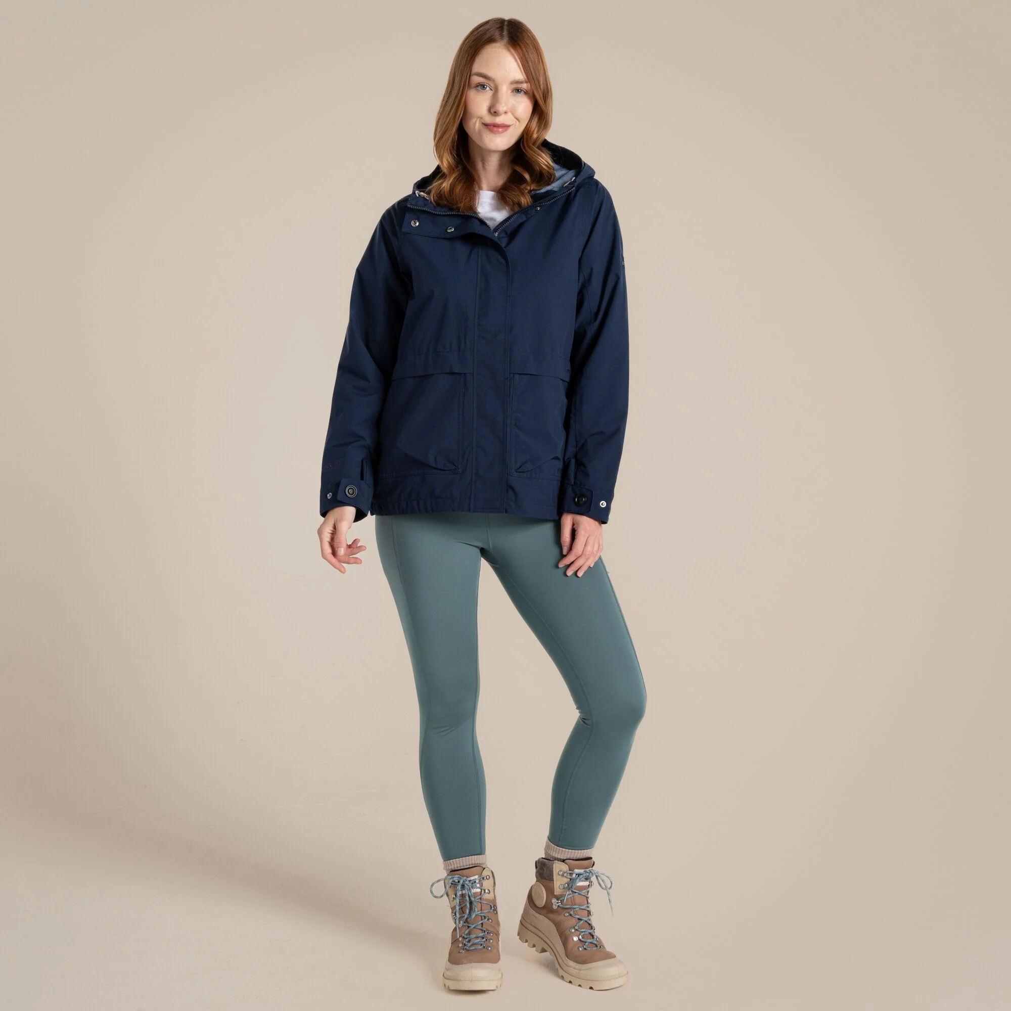 Craghoppers Women's National Trust Tambrook Waterproof Jacket | Blue Navy - Image 3