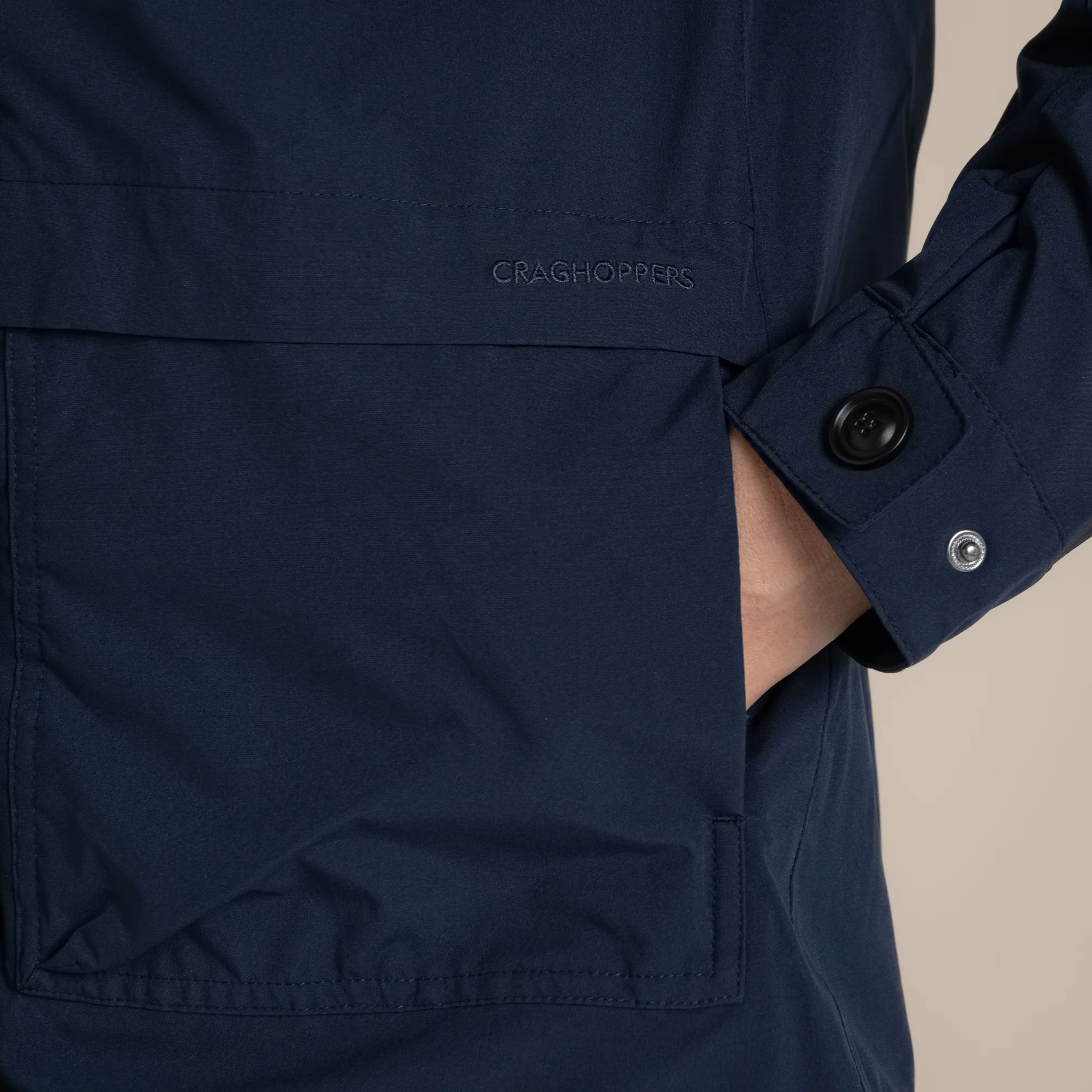 Craghoppers Women's National Trust Tambrook Waterproof Jacket | Blue Navy - Image 6